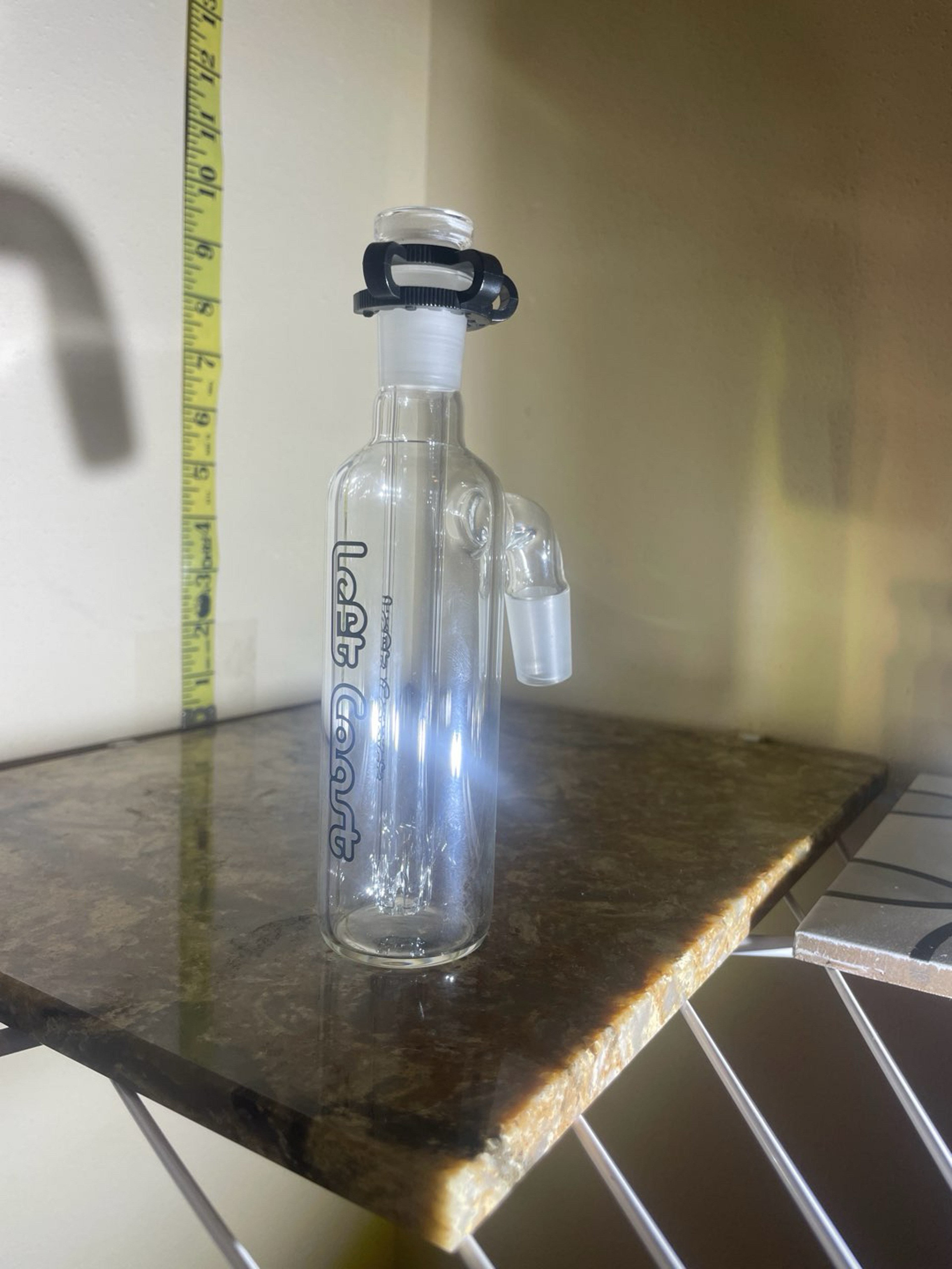 Preview pic of Black Left coast 18/14 90 degree ash catcher/bubbler