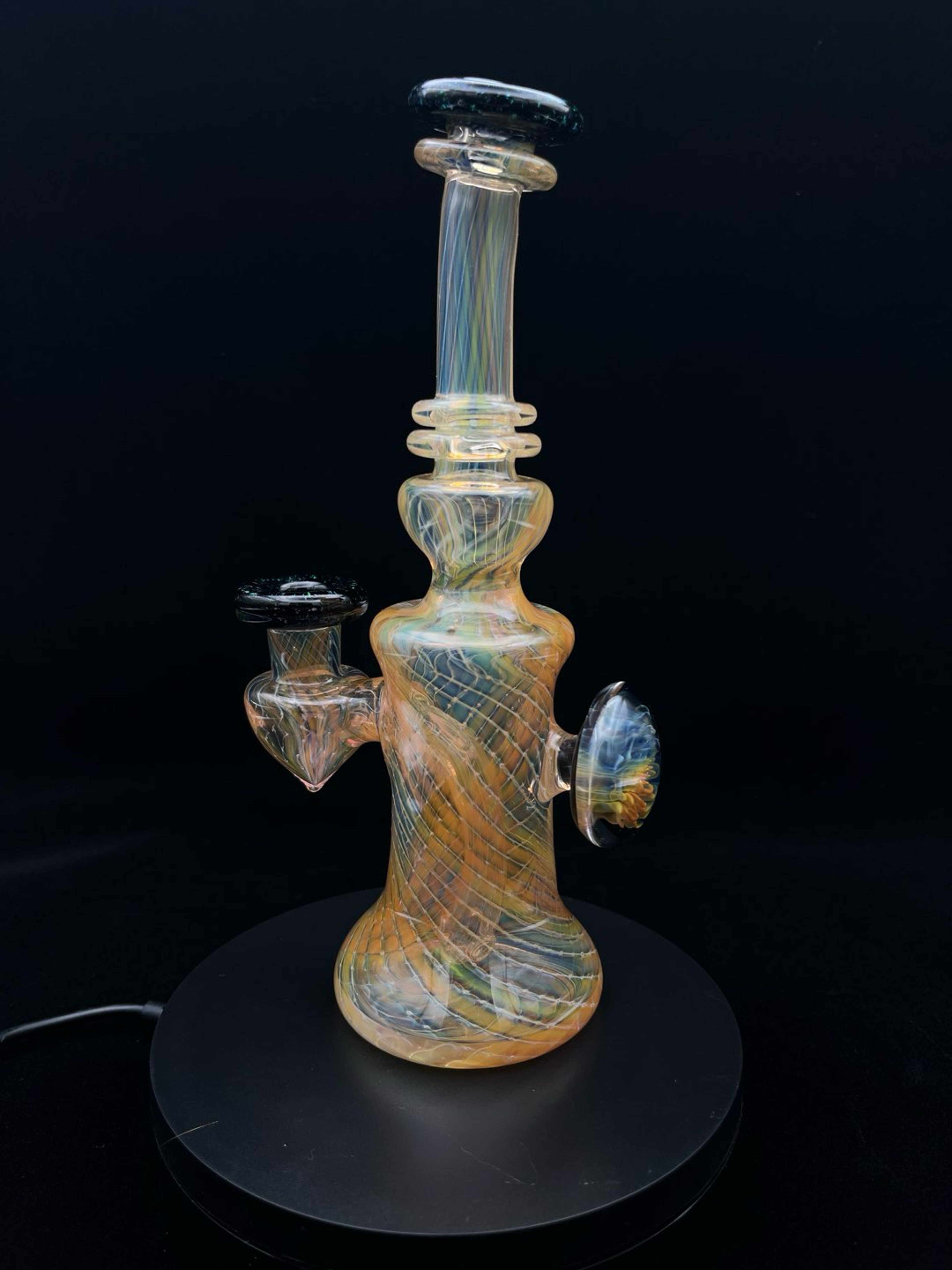 Preview pic of 14mm Fume and Bubble Trap Tech 8” Banger Hanger by Jakers Glass
