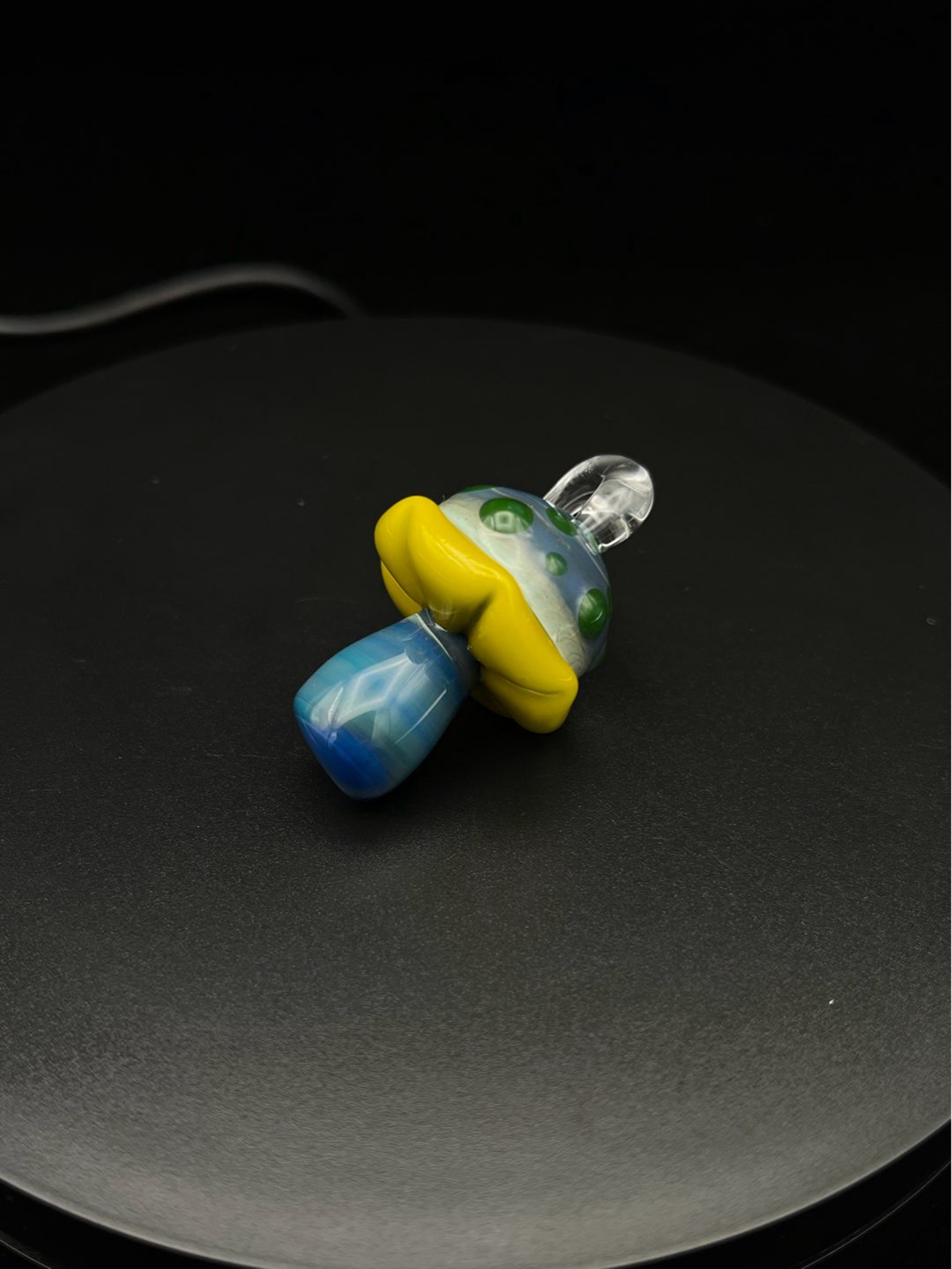Preview pic of Mushroom Pendant #7 w/ Top Bail by GlassManCometh