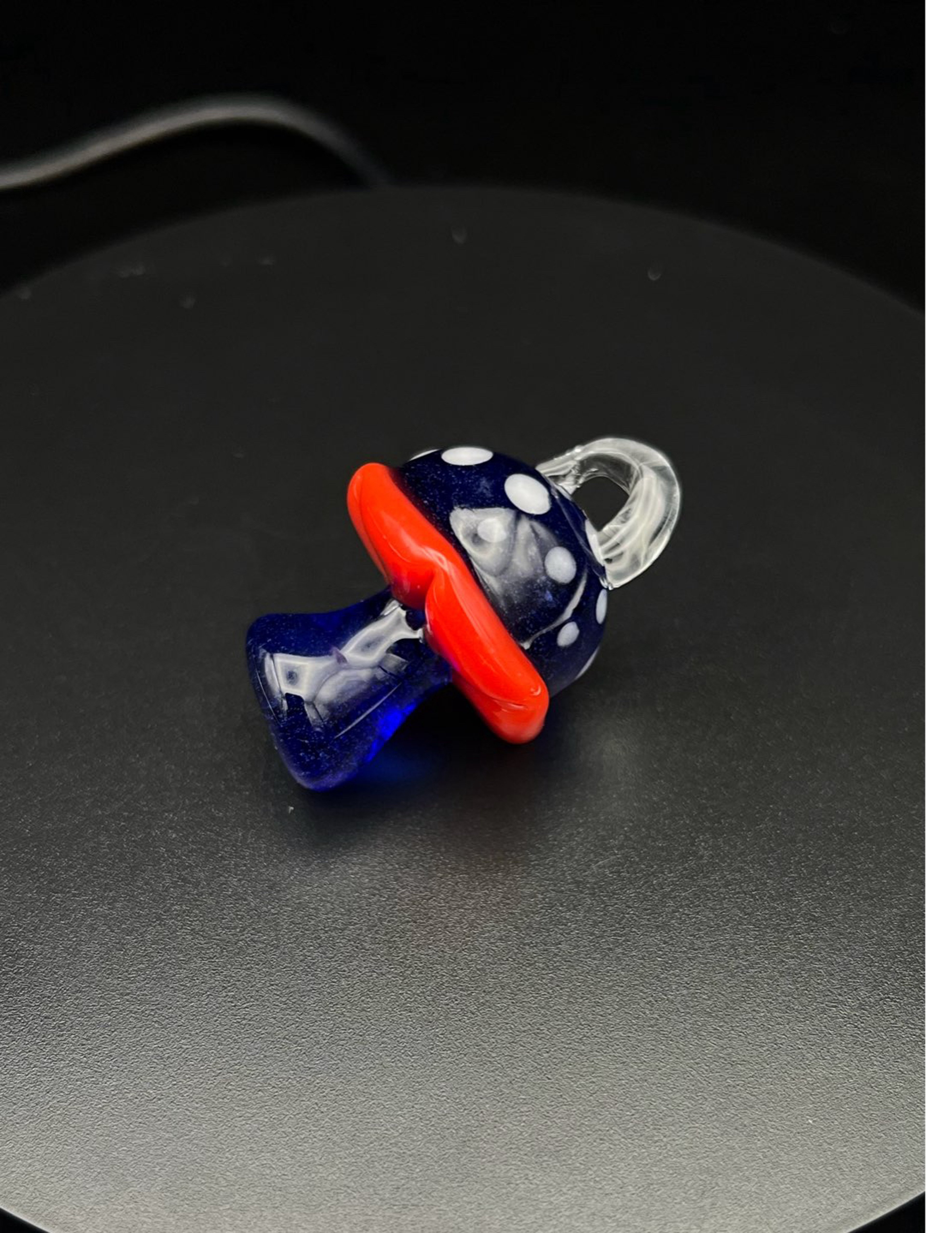 Preview pic of Mushroom Pendant #8 w/ Top Bail by GlassManCometh