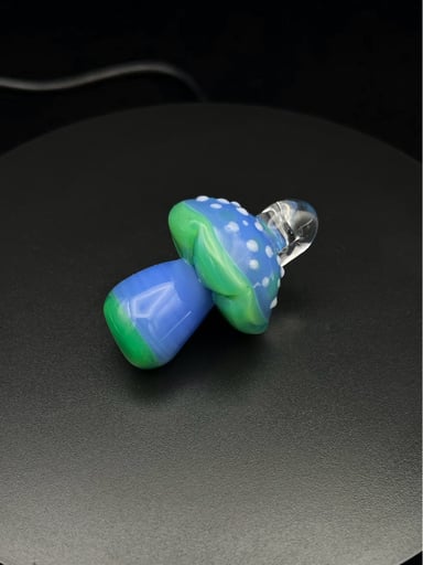 Preview pic of Mushroom Pendant #10 w/ Top Bail by GlassManCometh