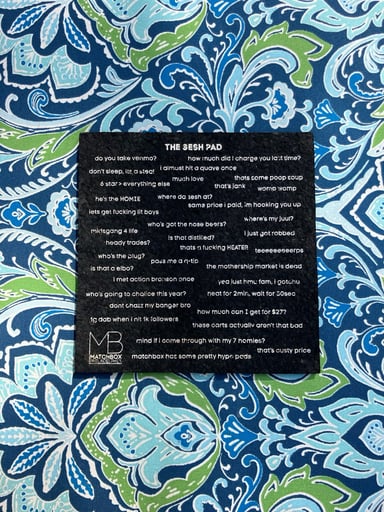 Preview pic of The sesh pad mood mat