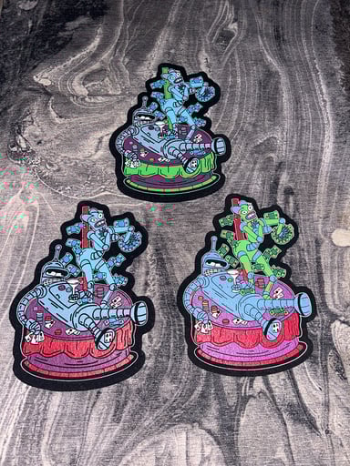 Preview pic of Futurama bender stripper moodmats
