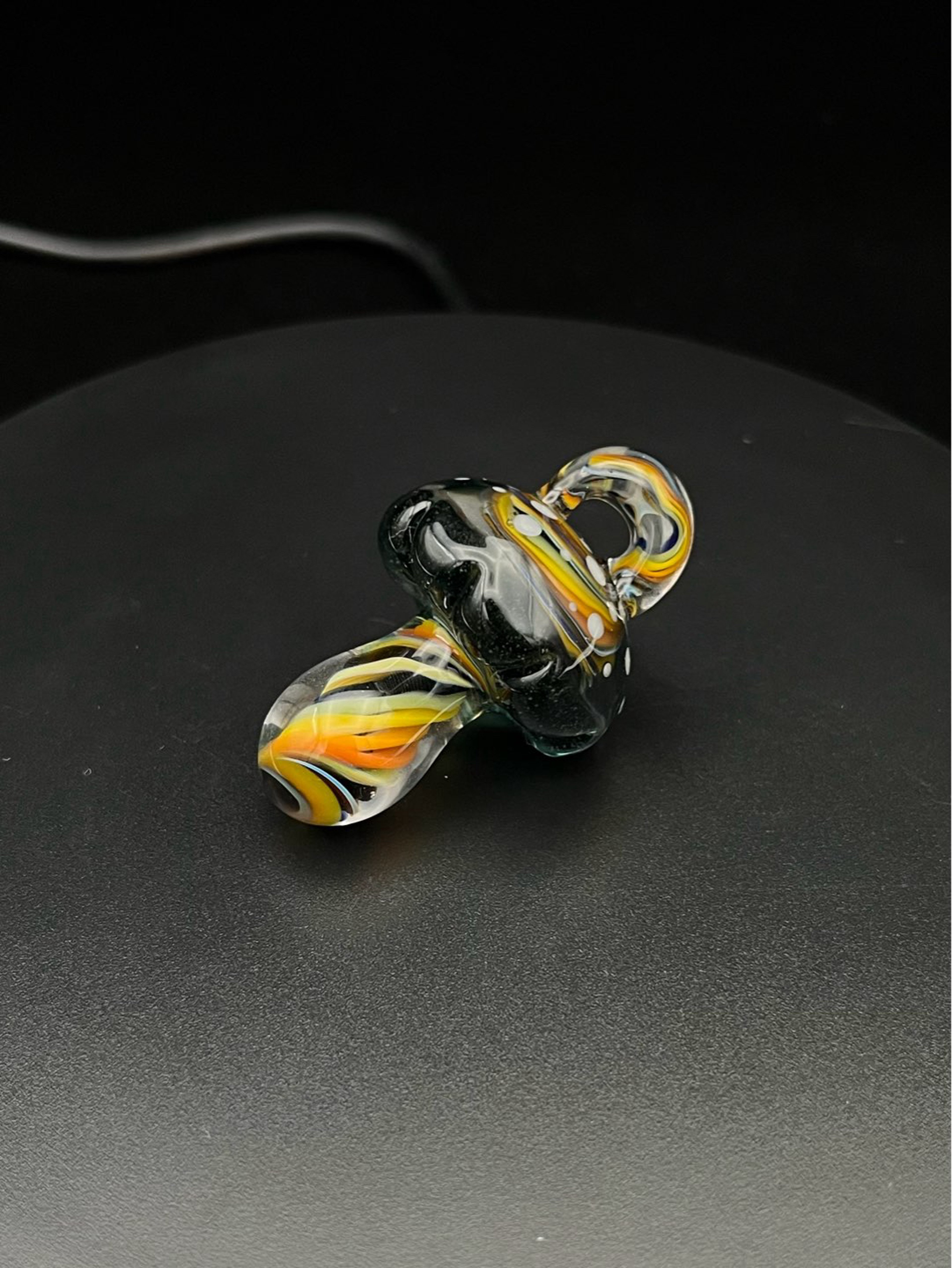 Preview pic of Mushroom Pendant #12 w/ Top Bail by GlassManCometh
