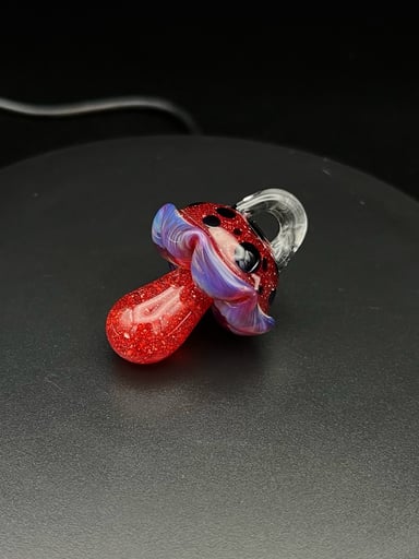 Preview pic of Mushroom Pendant #15 w/ Top Bail by GlassManCometh