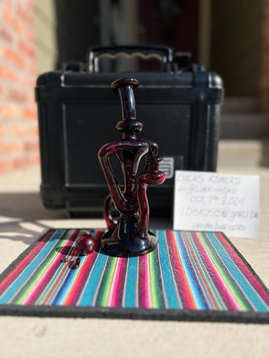 Preview pic of 2022 Matt D 10mm Recycler in Dragons Blood w/ matching Slurperset