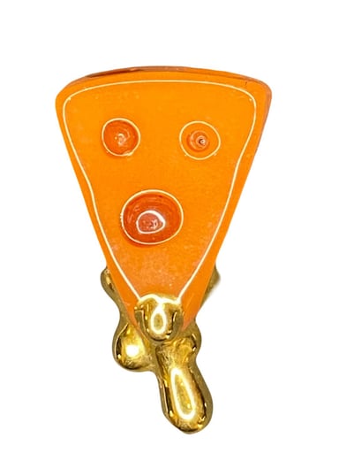 Preview pic of J Smart Dripping Gold Cheese Pendant