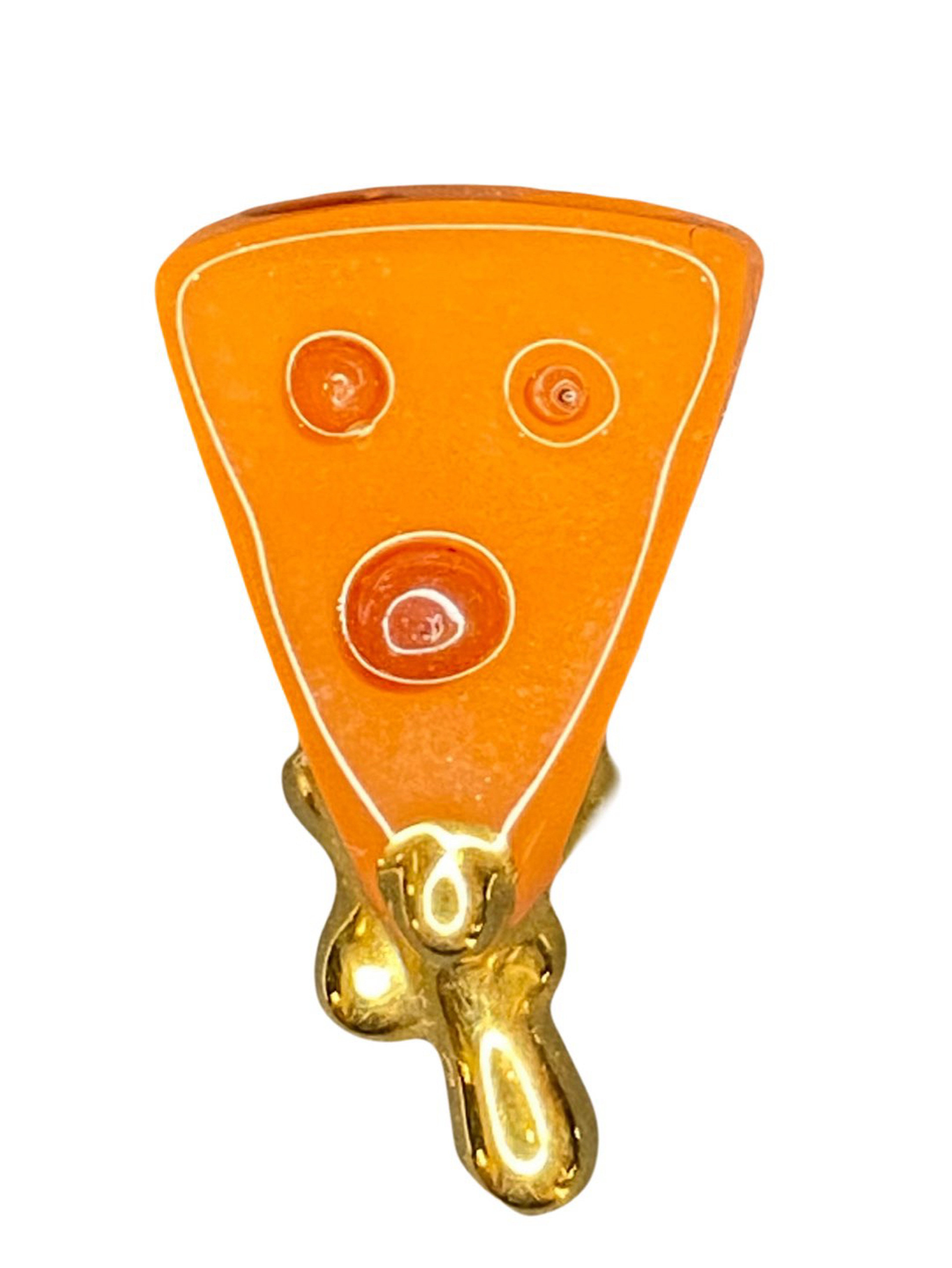 Preview pic of J Smart Dripping Gold Cheese Pendant