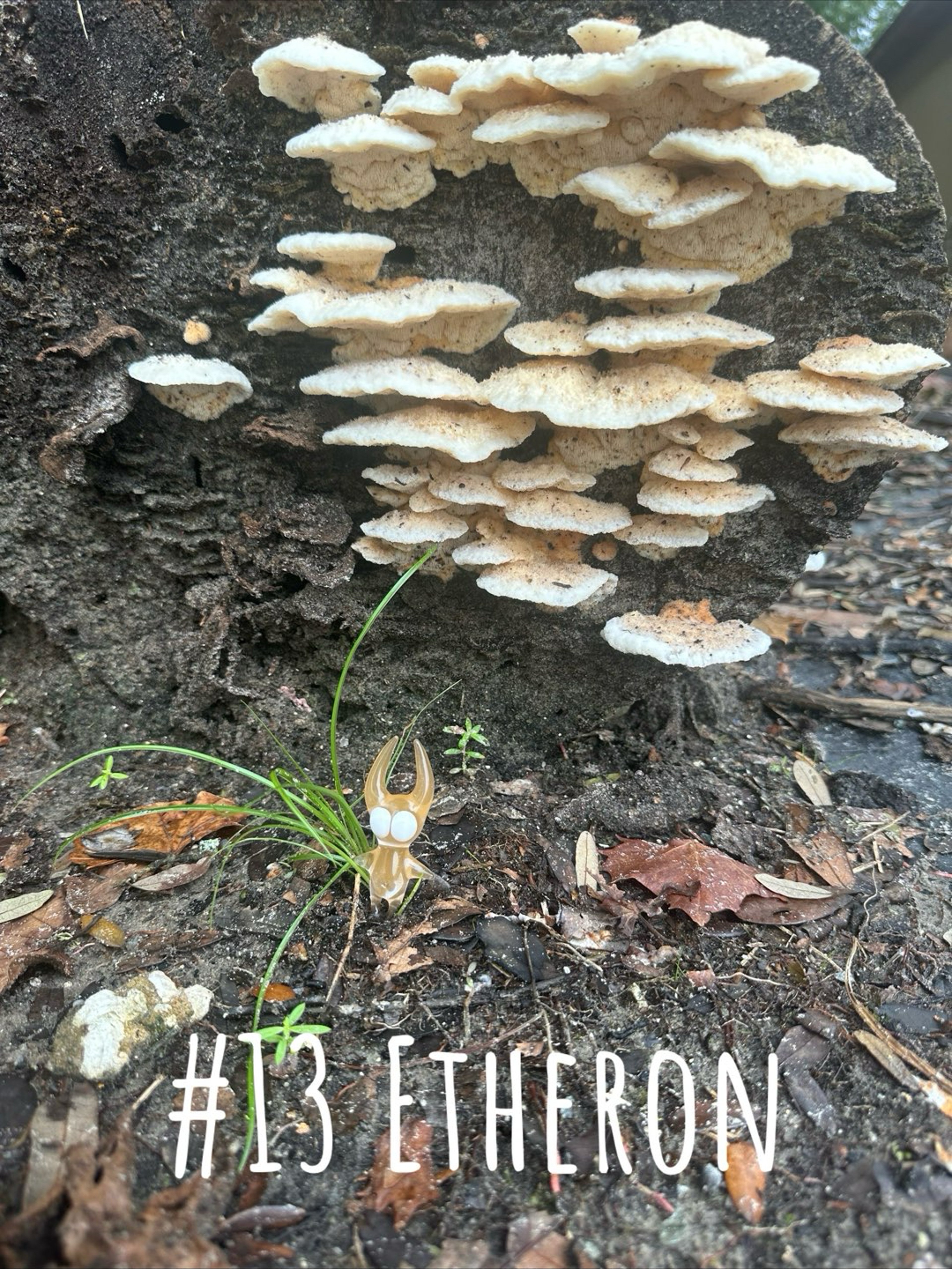 Preview pic of Adopt a Voidling: A Unique Guardian of Energy. #13 Etheron Indoor/Outdoor Garden Decor, Miniature Glass Art Sculpture, Gift Idea, Cute