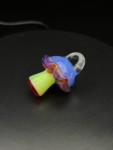 Preview pic of Mushroom Pendant #19 w/ Top Bail by GlassManCometh