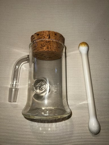 Preview pic of Surfrat banger drinking mug with Q-tip straw