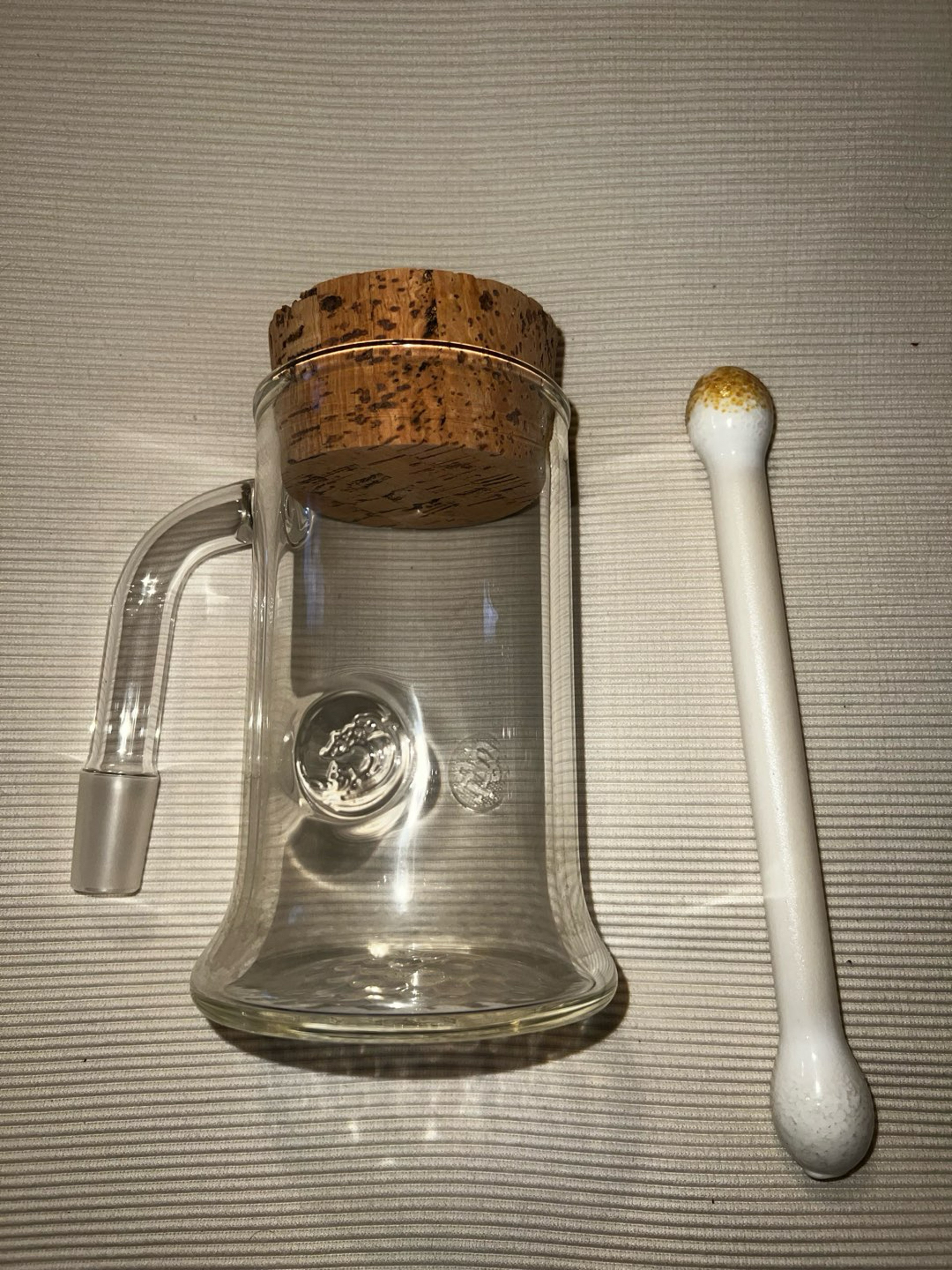 Preview pic of Surfrat banger drinking mug with Q-tip straw