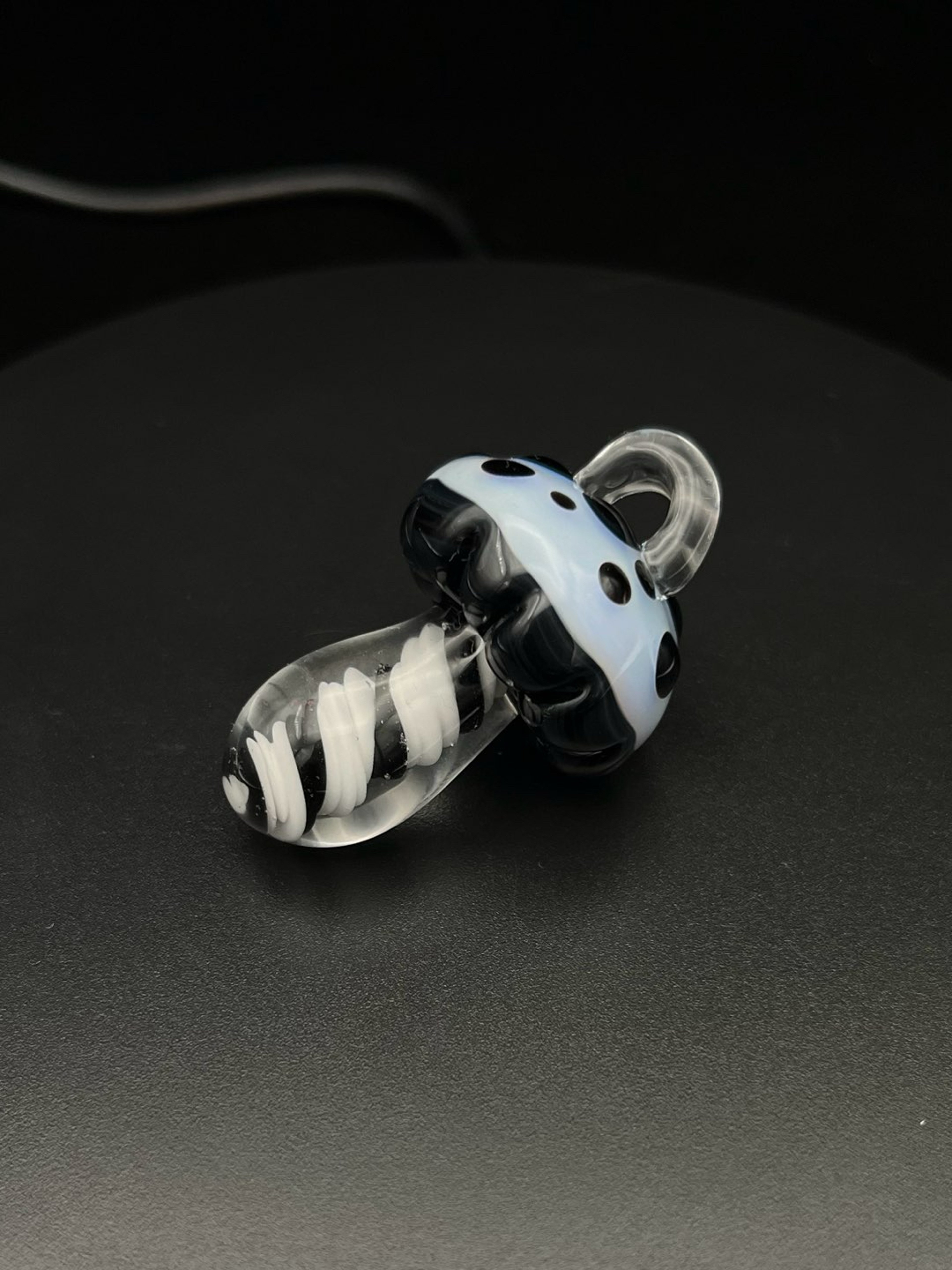 Preview pic of Mushroom Pendant #21 w/ Top Bail by GlassManCometh