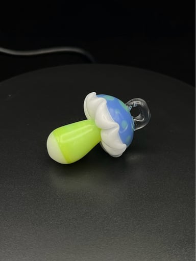 Preview pic of Mushroom Pendant #23 w/ Top Bail by GlassManCometh
