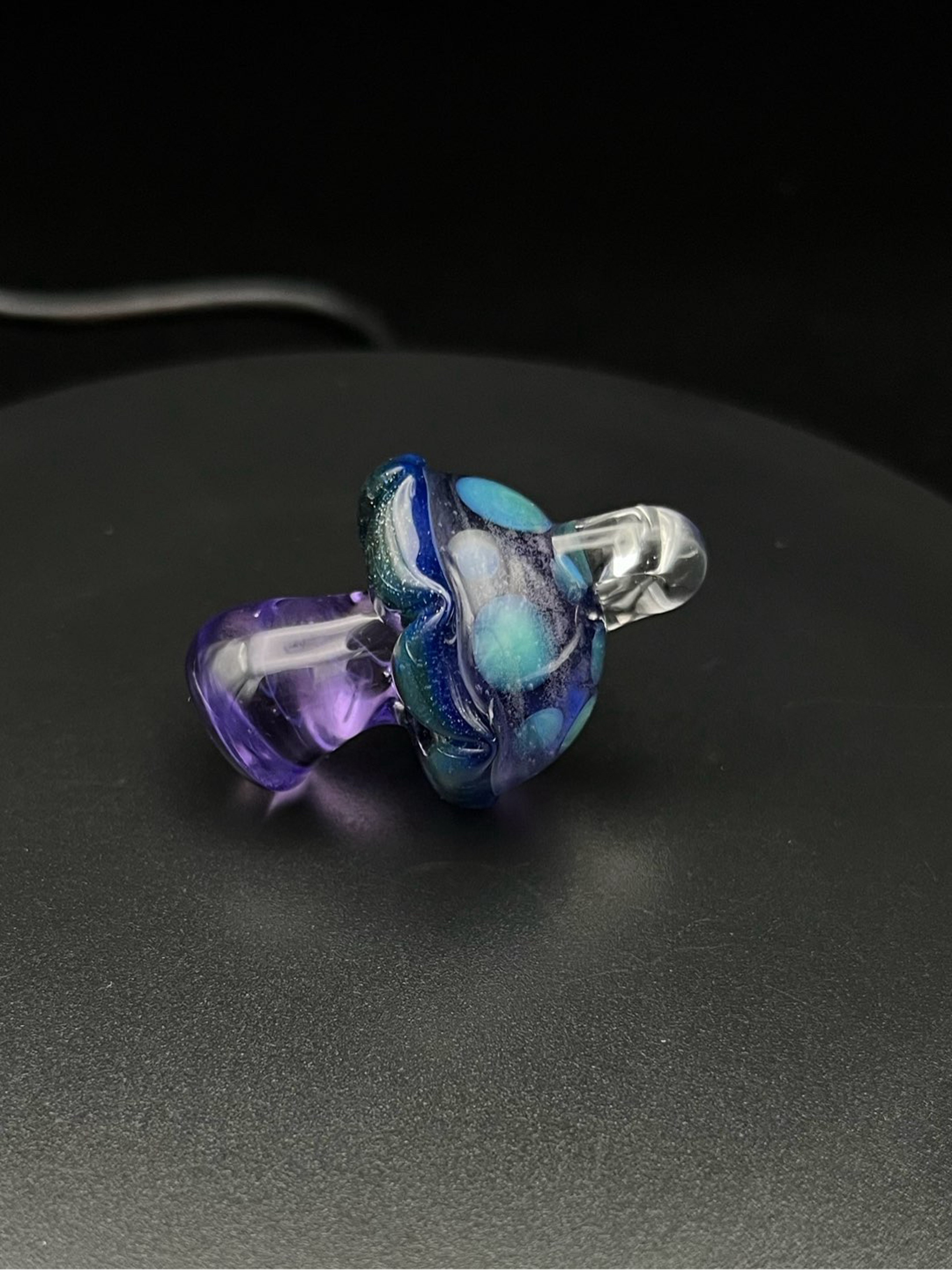 Preview pic of Mushroom Pendant #27 w/ Top Bail by GlassManCometh