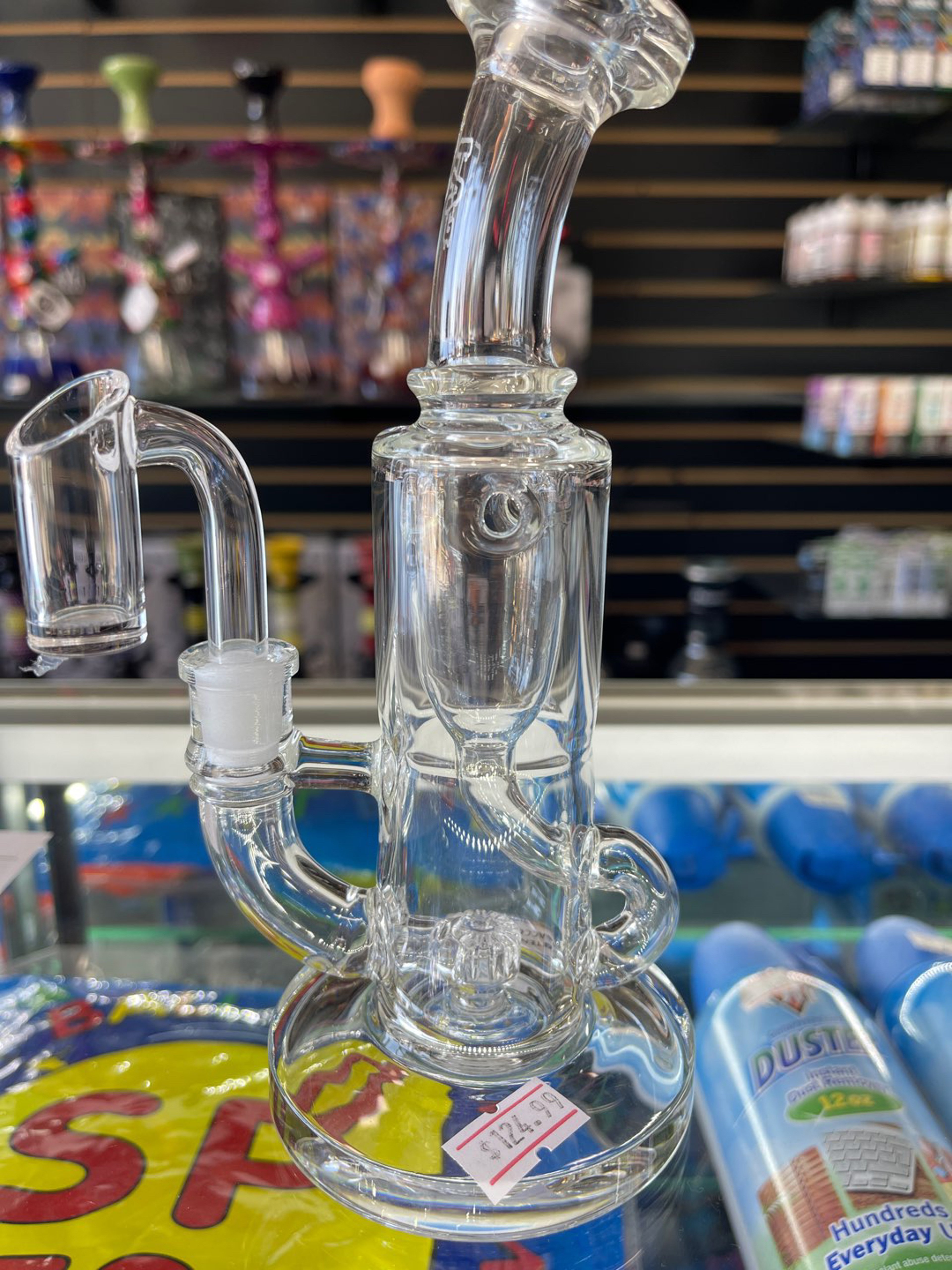 Preview pic of Thick ass glass 7” micro super slit puck mini Klein