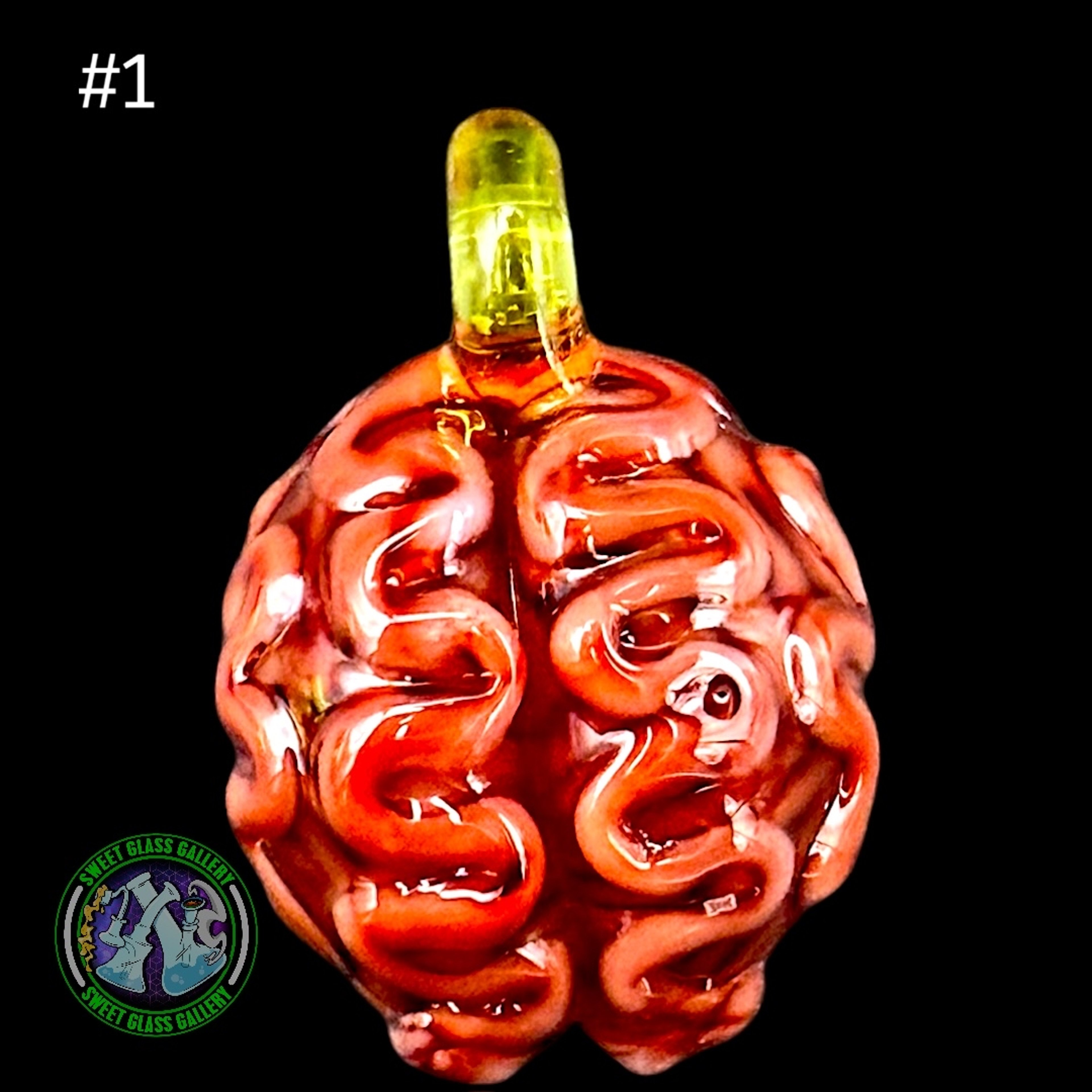 Preview pic of Algae - Pendant #1 - Sculpted Brain