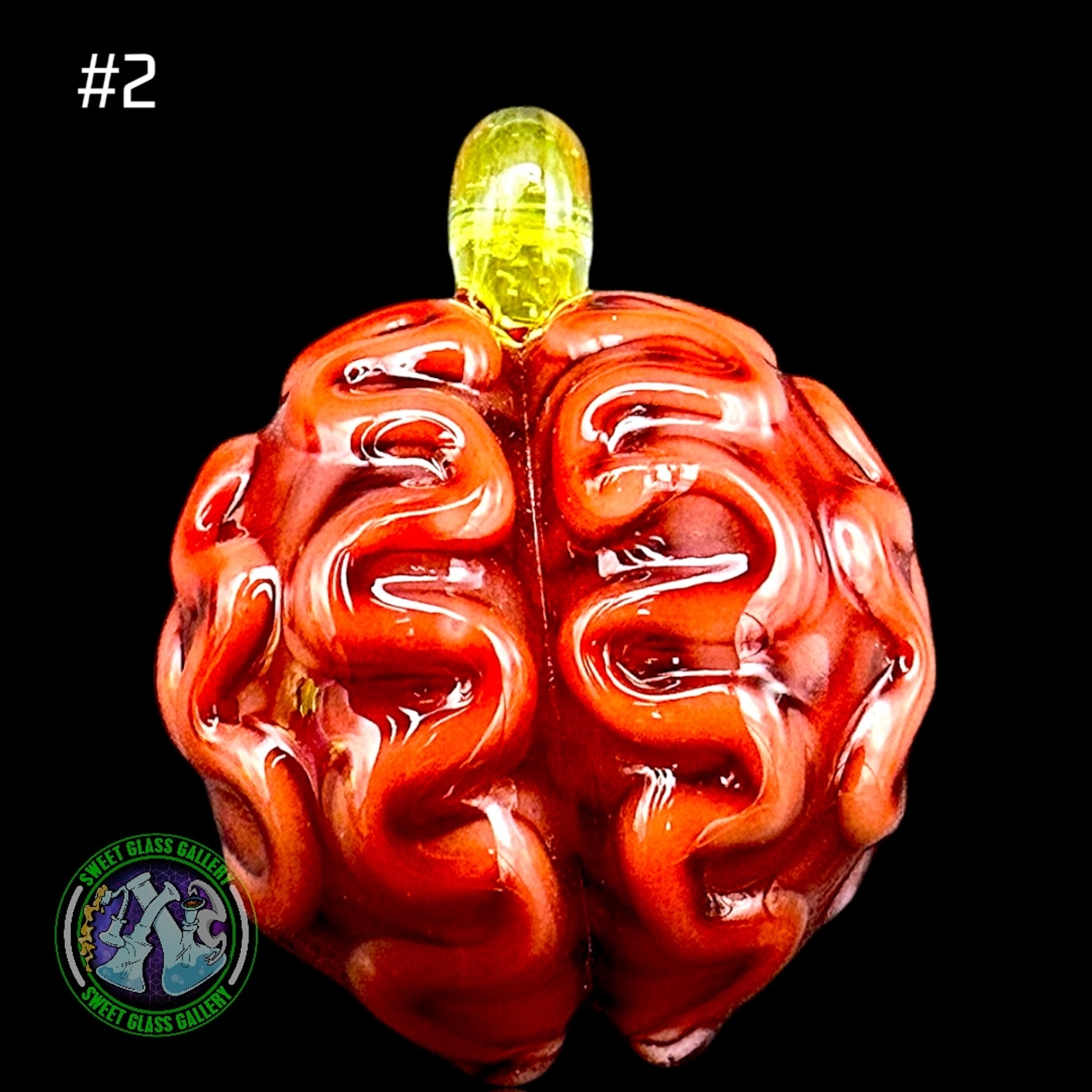 Preview pic of Algae - Pendant #2 - Sculpted Brain