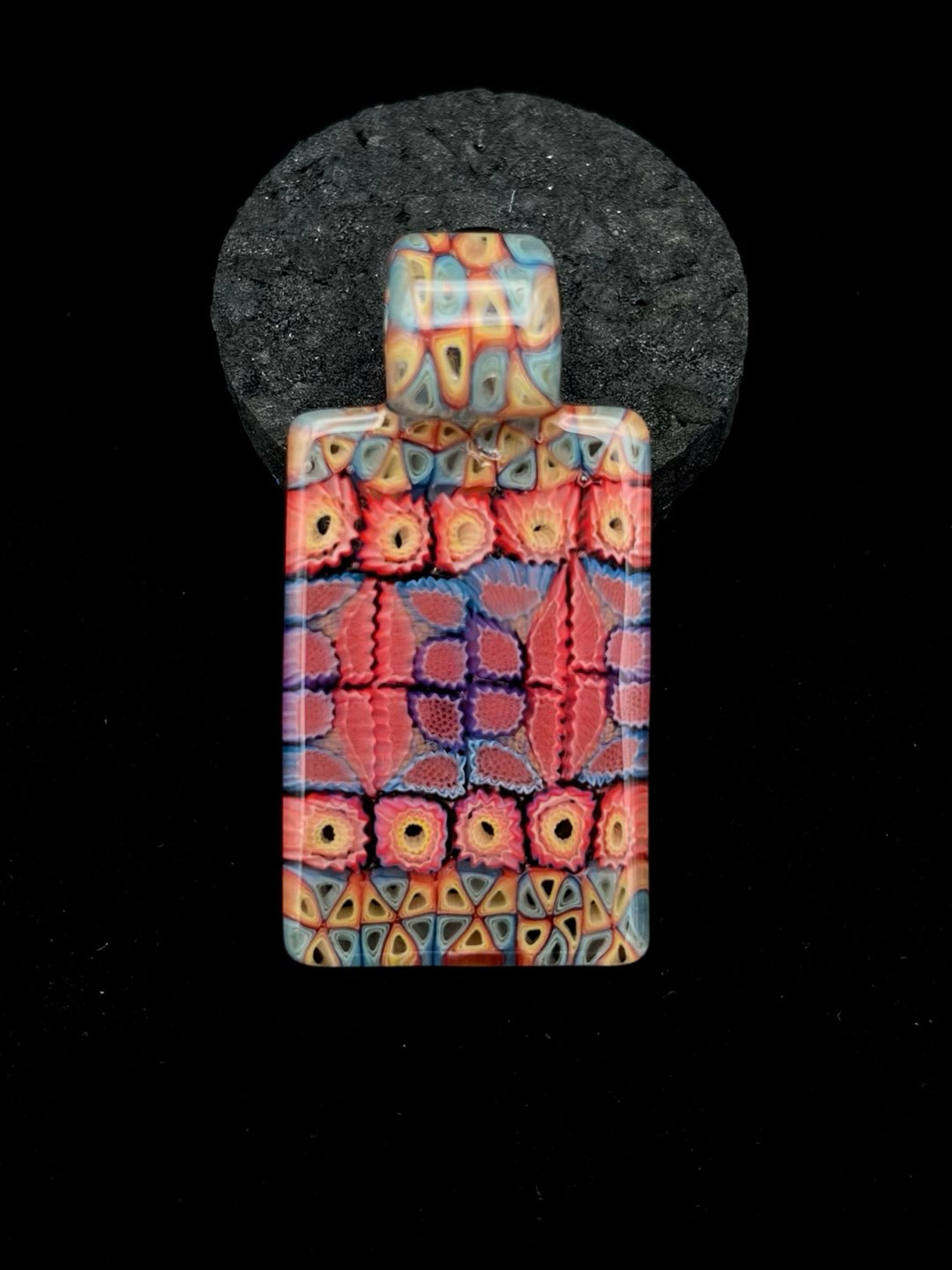 2023 Millie Murrine Tile Pendant w/ Murrine Hoop by Jeff Heathbar image 0