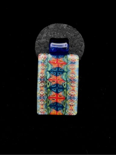 Preview pic of 2023 Millie Murrine Tile Pendant by Jeff Heathbar