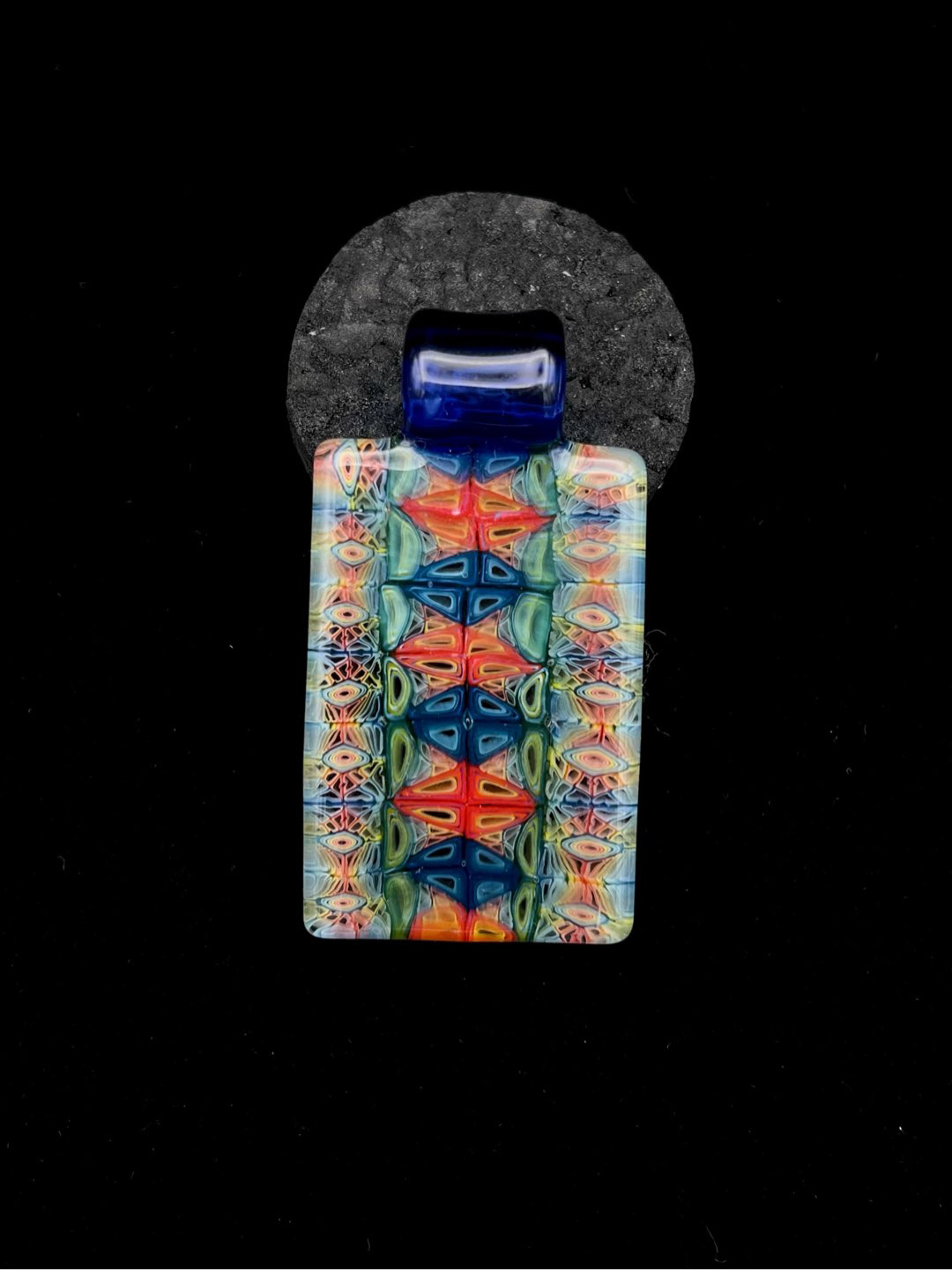 Preview pic of 2023 Millie Murrine Tile Pendant by Jeff Heathbar