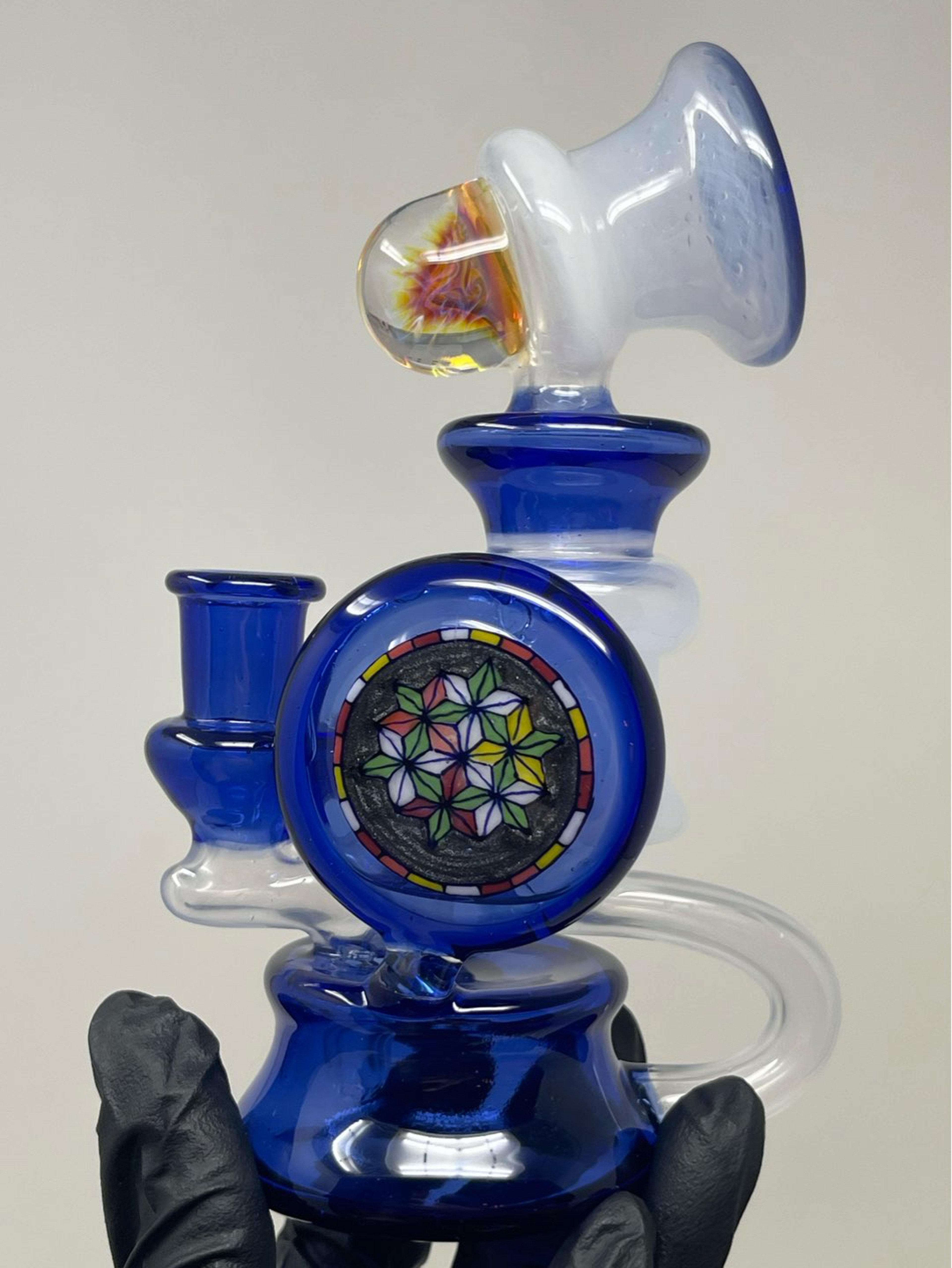 Preview pic of Freeek Glass terp cycler with full matching set (PRICE DROP)