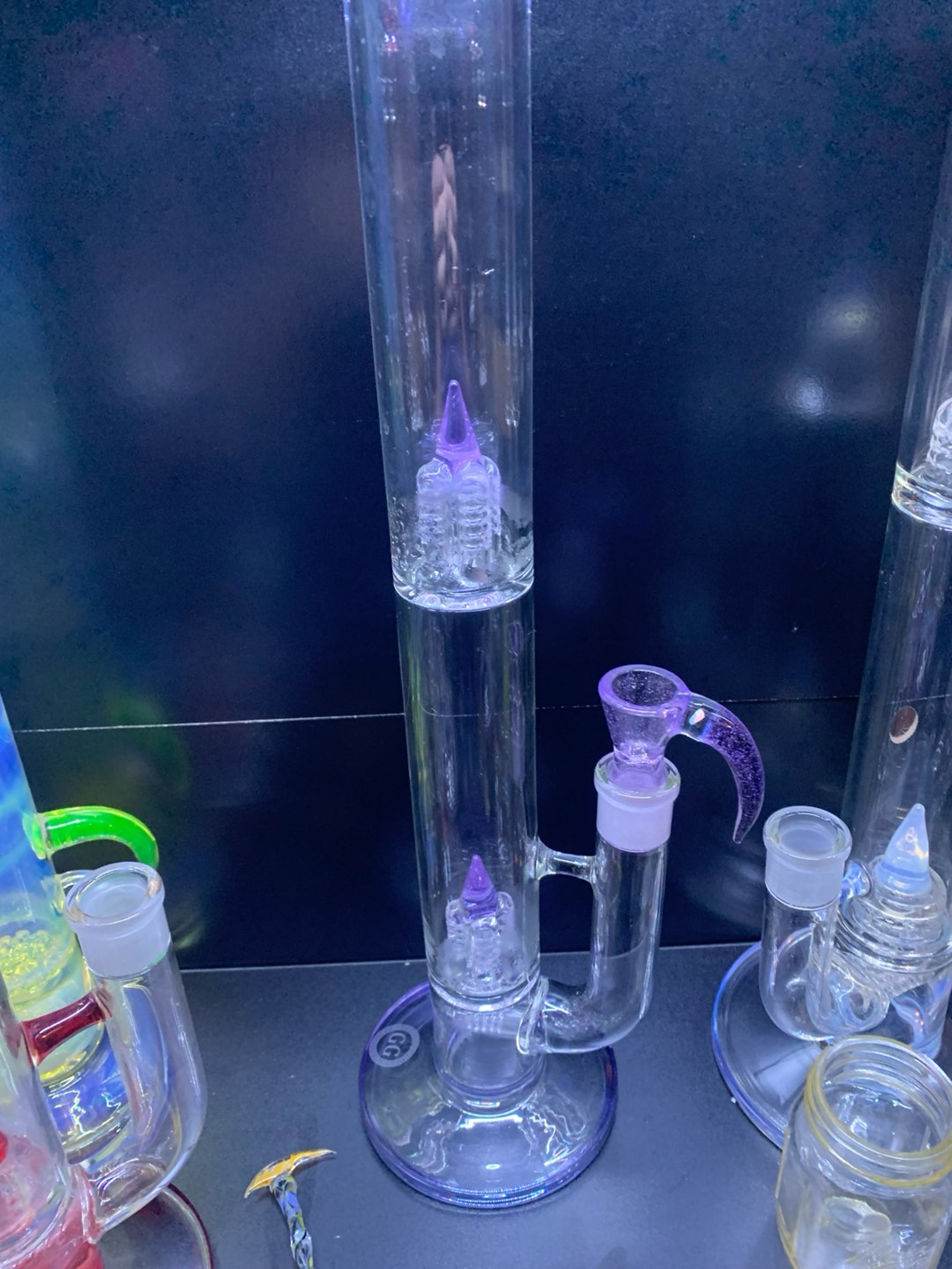 Preview pic of Greek glass CFL purple inv 4