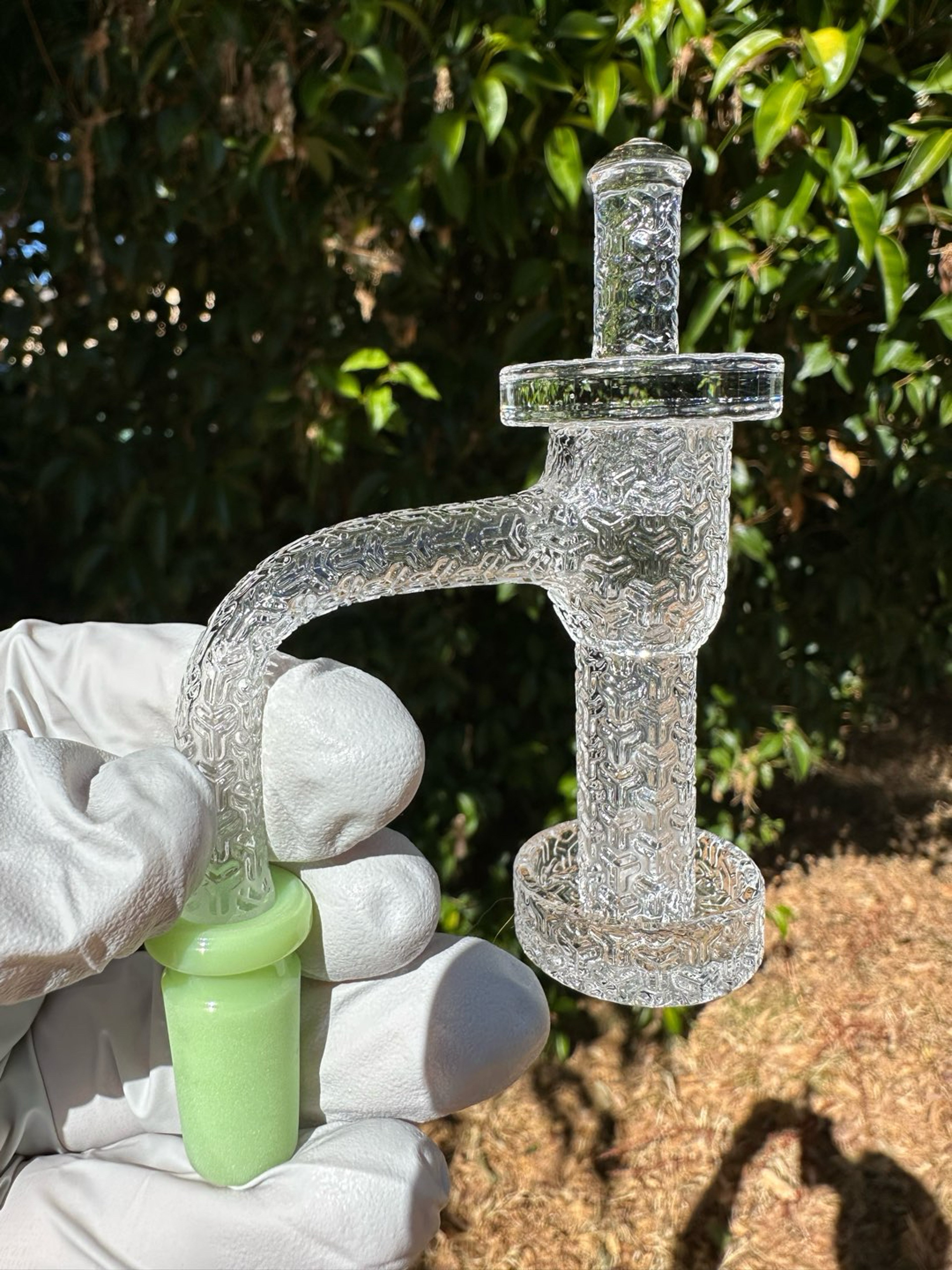 Preview pic of Etched Terp Slurper Set & Adapter