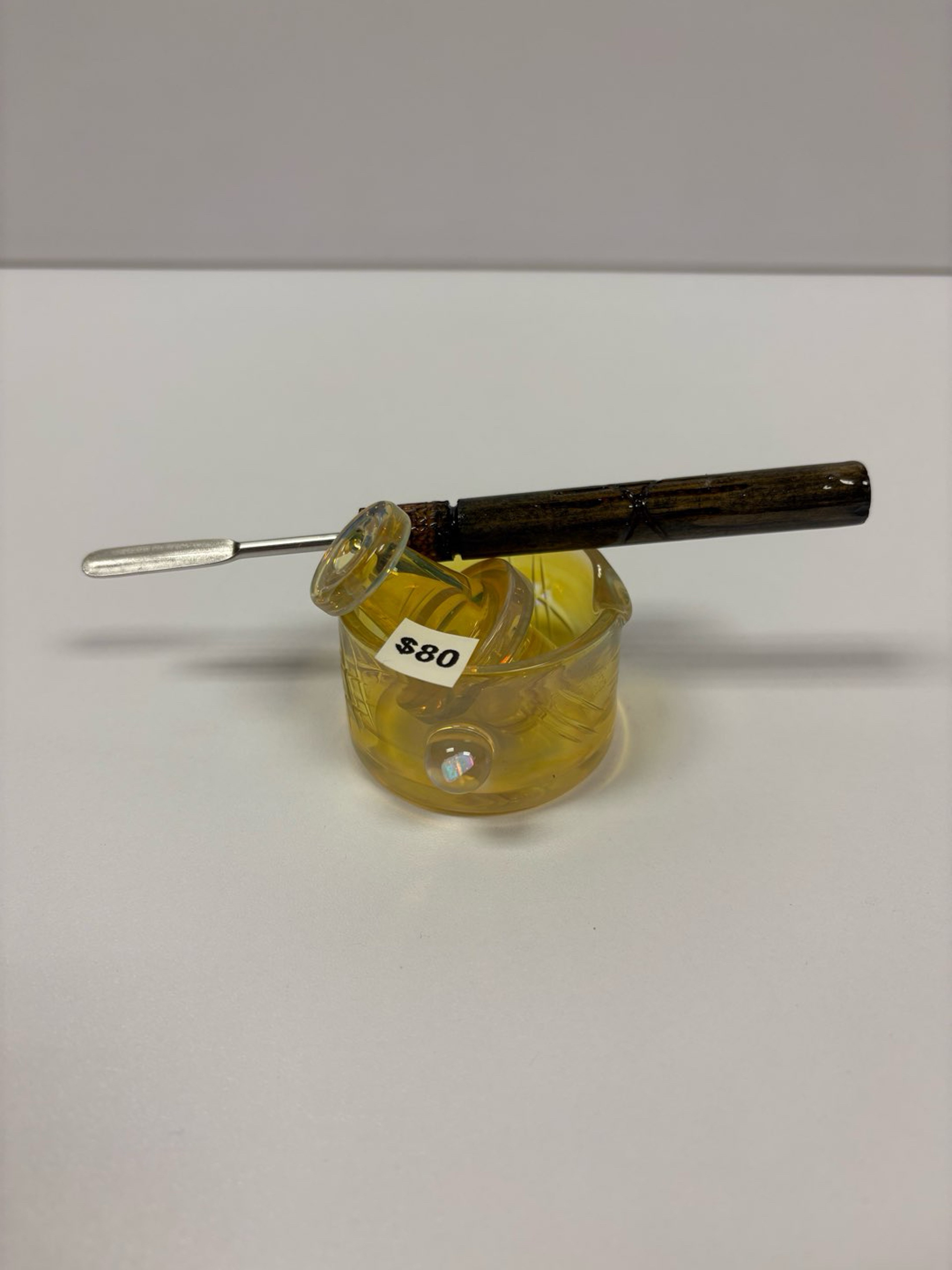 Preview pic of Bronx Glass Dab Tool set with Spinner Cap and dish