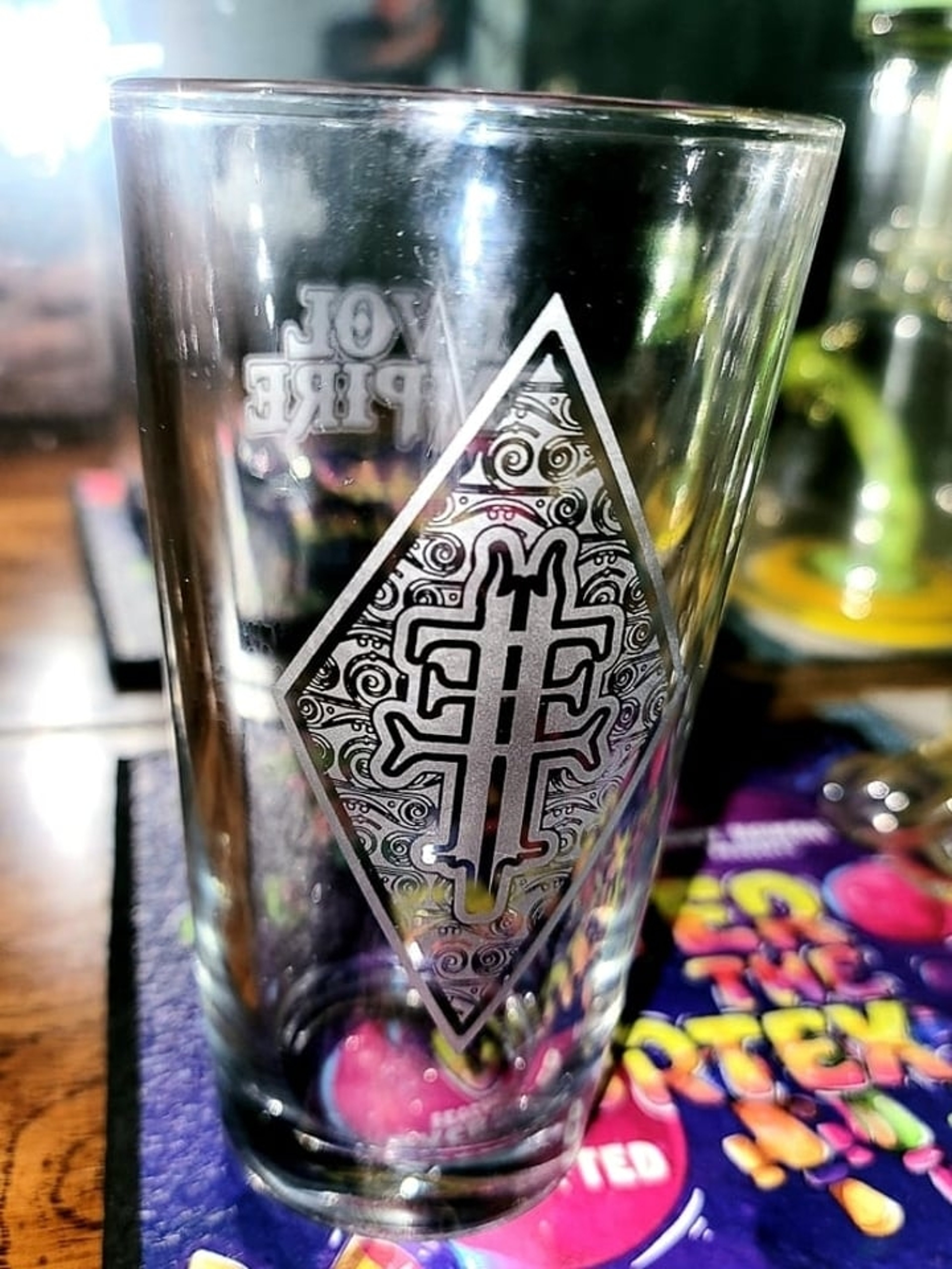 Preview pic of Evol Empire glass Pint Drinking Glass 🍻 🍺