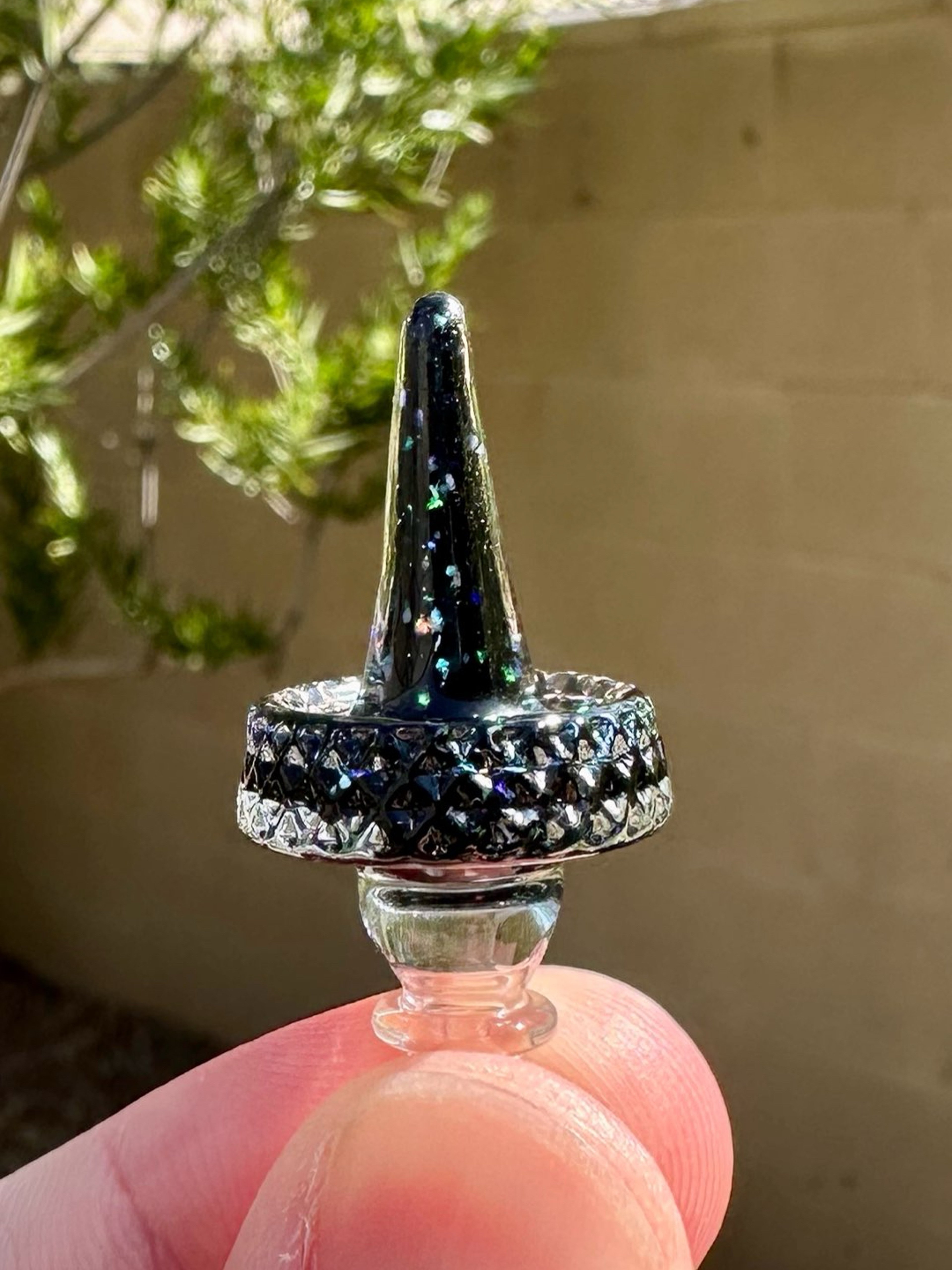 Preview pic of Juicy Bones crushed black opal 3DXL Joystick Puffco Peak Pro