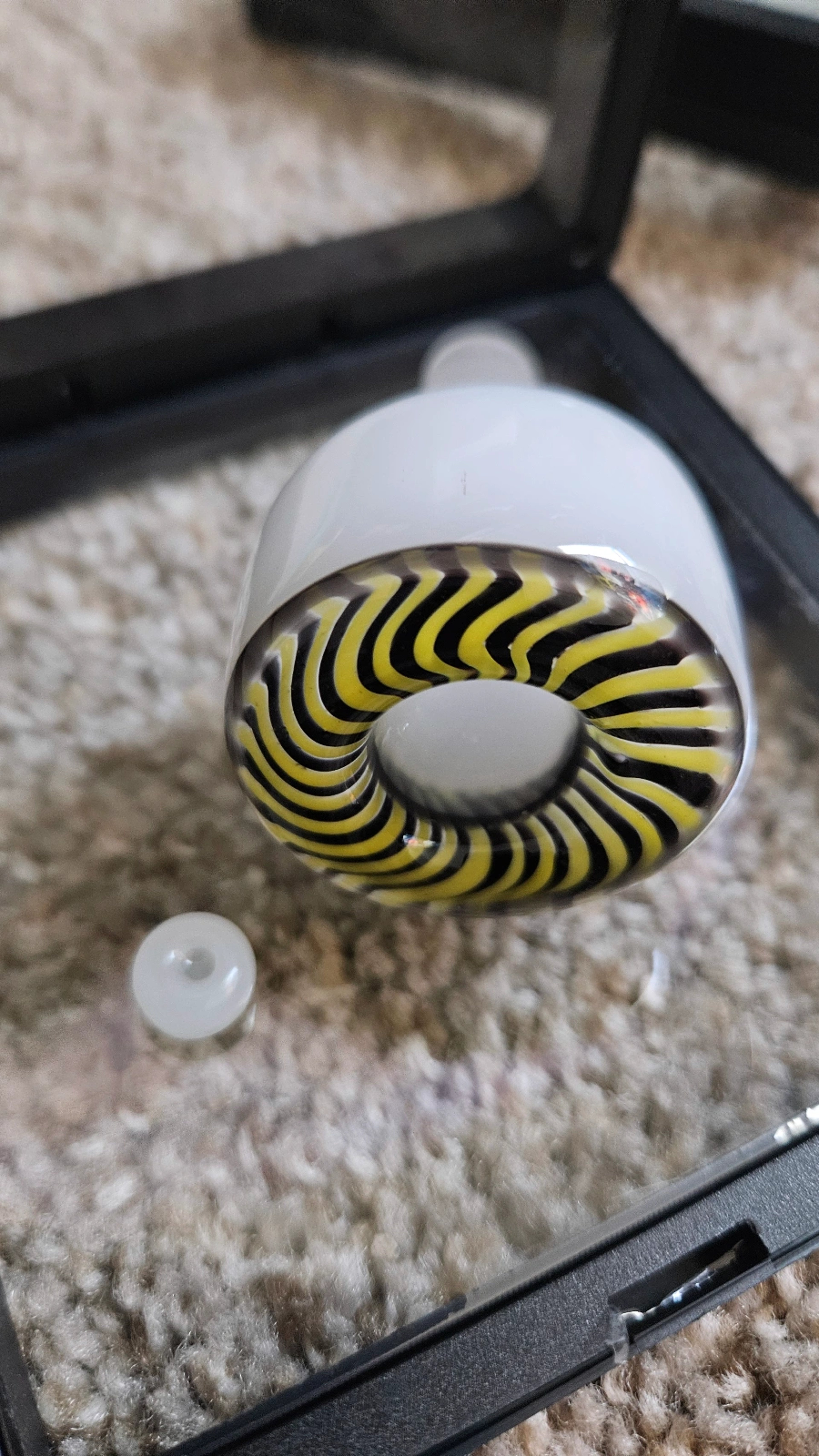 Preview pic of Classic Yellow Spitfire Slider 14mm JWorthit FREE Wheel Pearl!