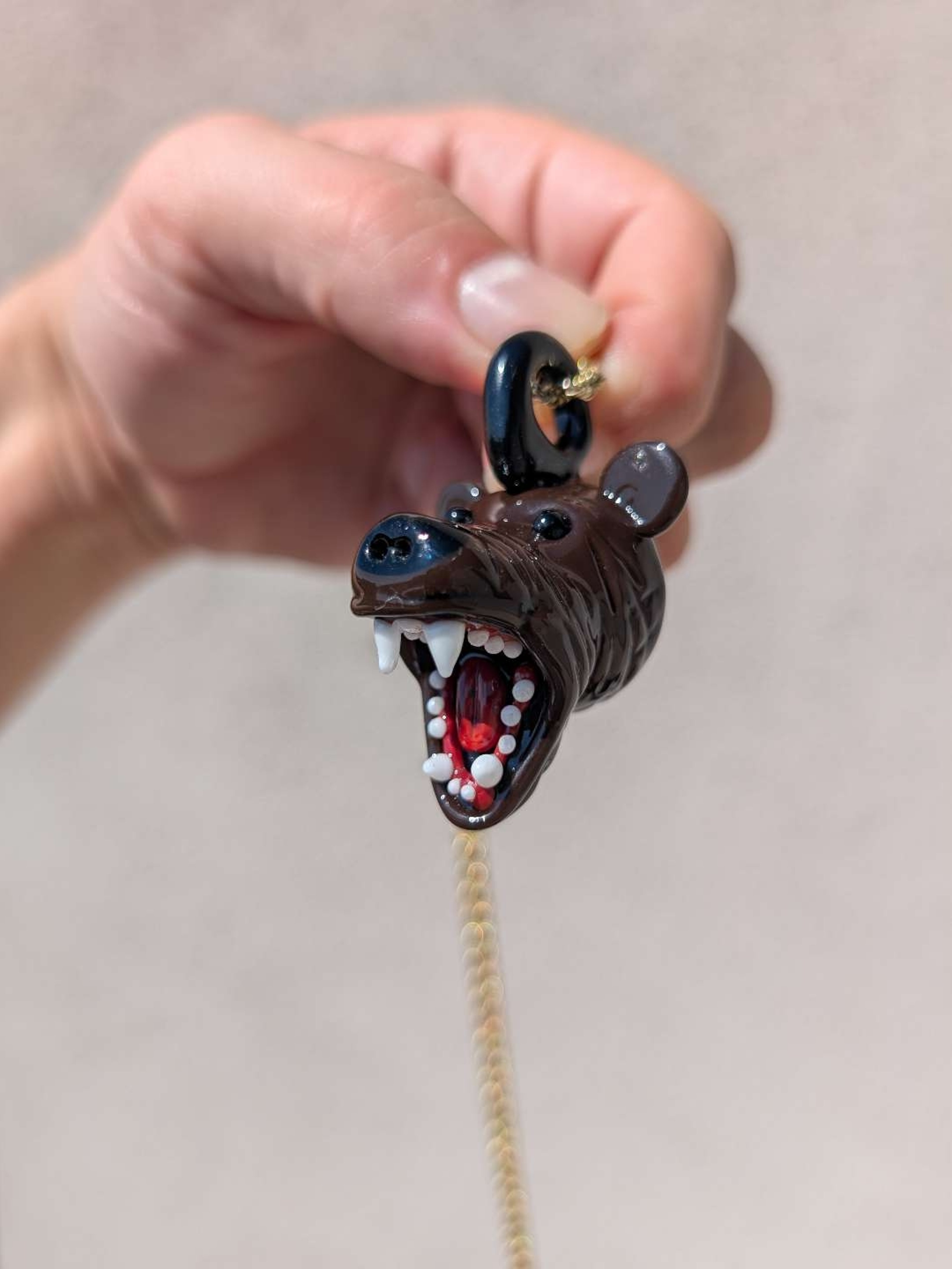 Preview pic of Bear head pendant