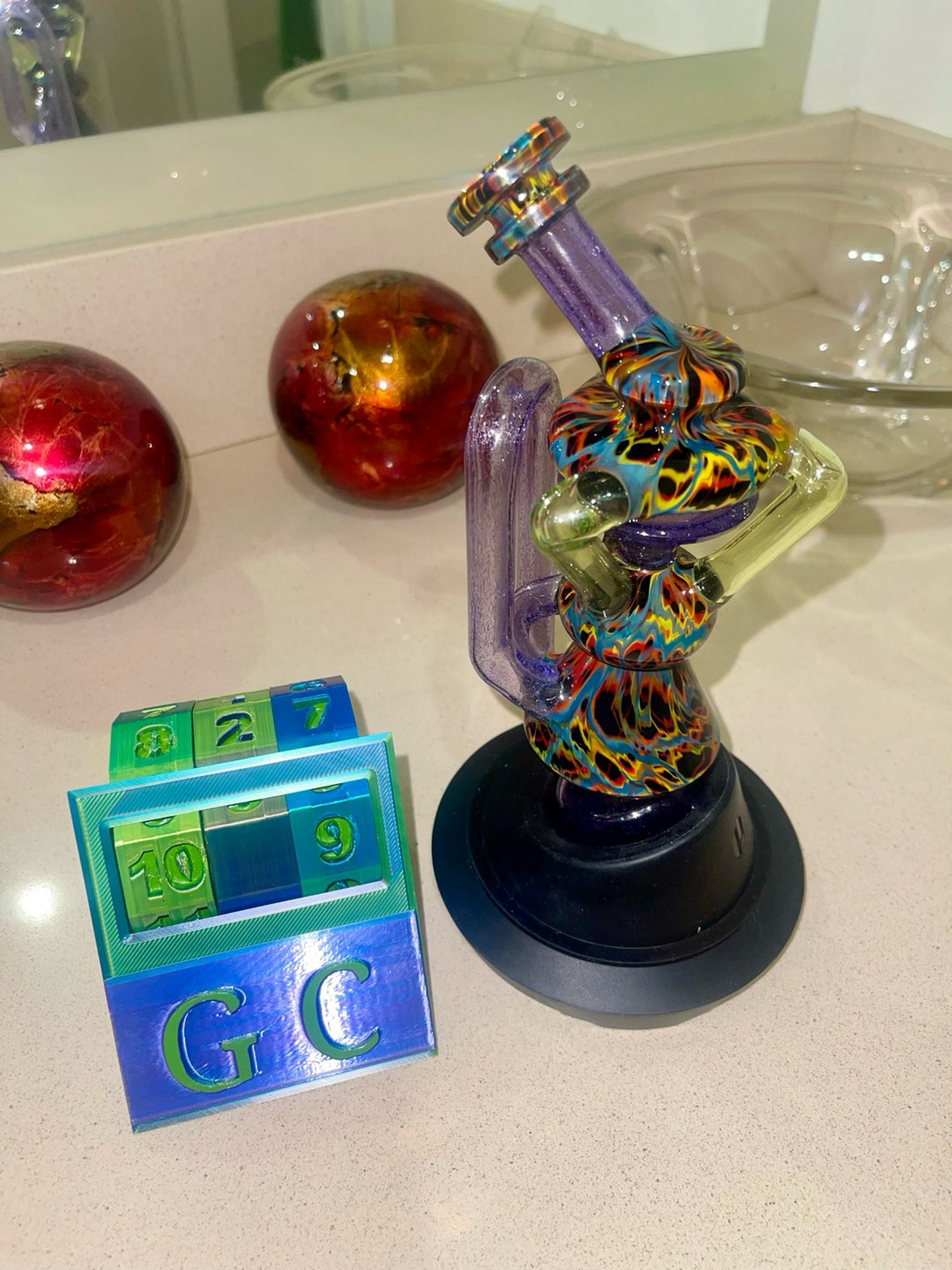 Preview pic of Mshea Triple Uptake Recycler BTF Collab Puffco