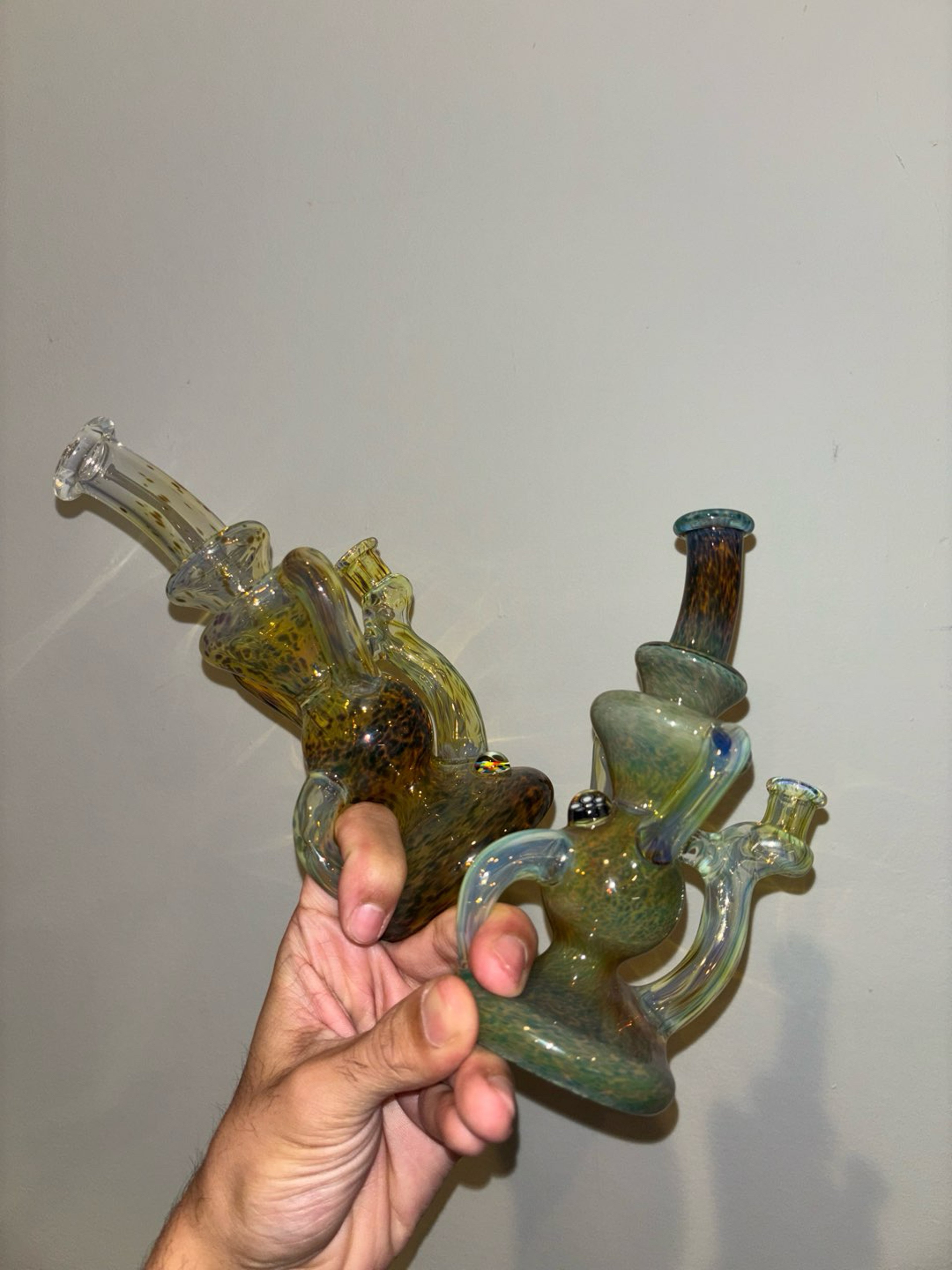 Preview pic of Brand new klein recycler 10mm, fritted worked accents