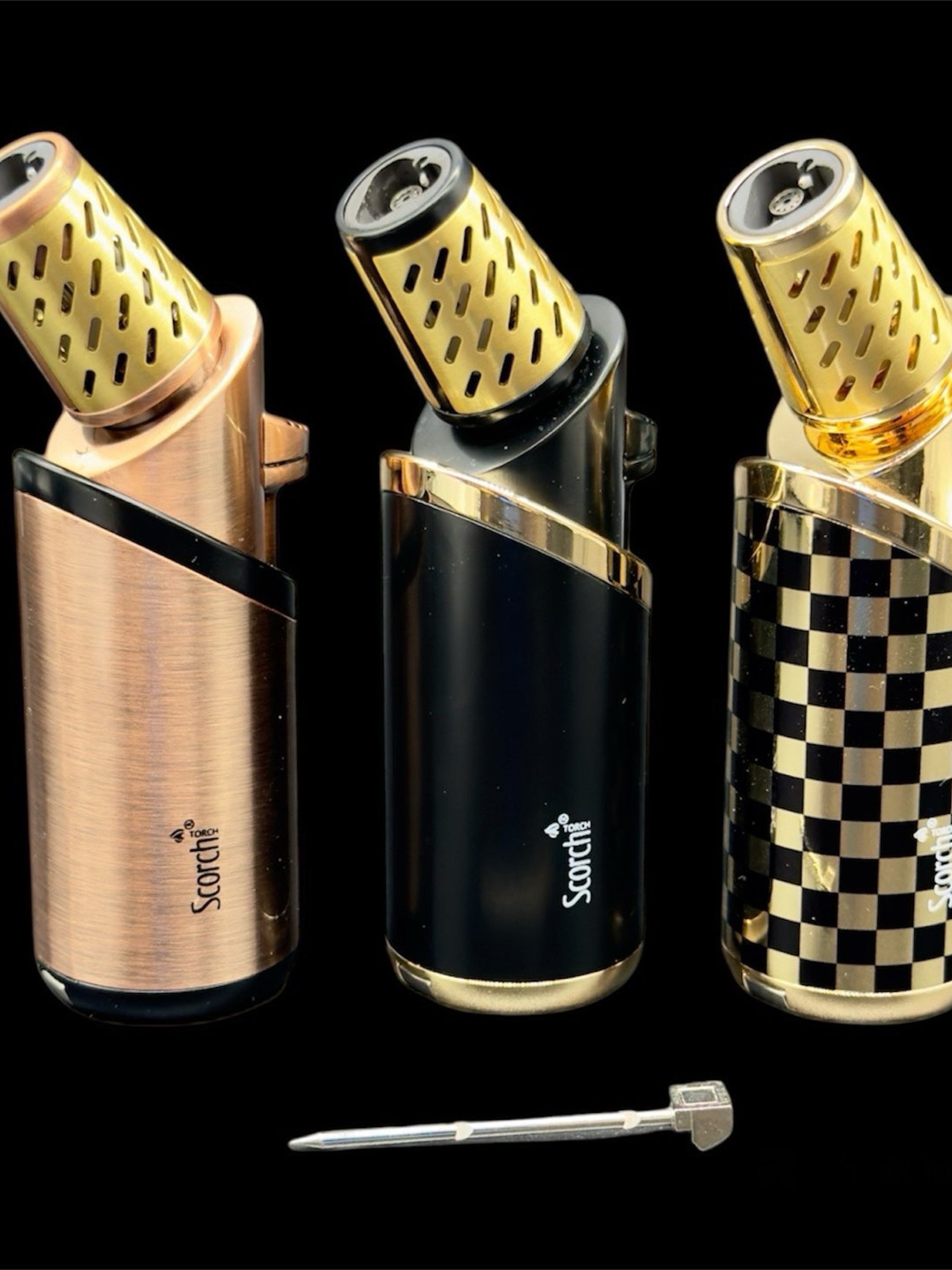 Preview pic of 3 Torches Bundle Set Heavy duty powerful triple flame