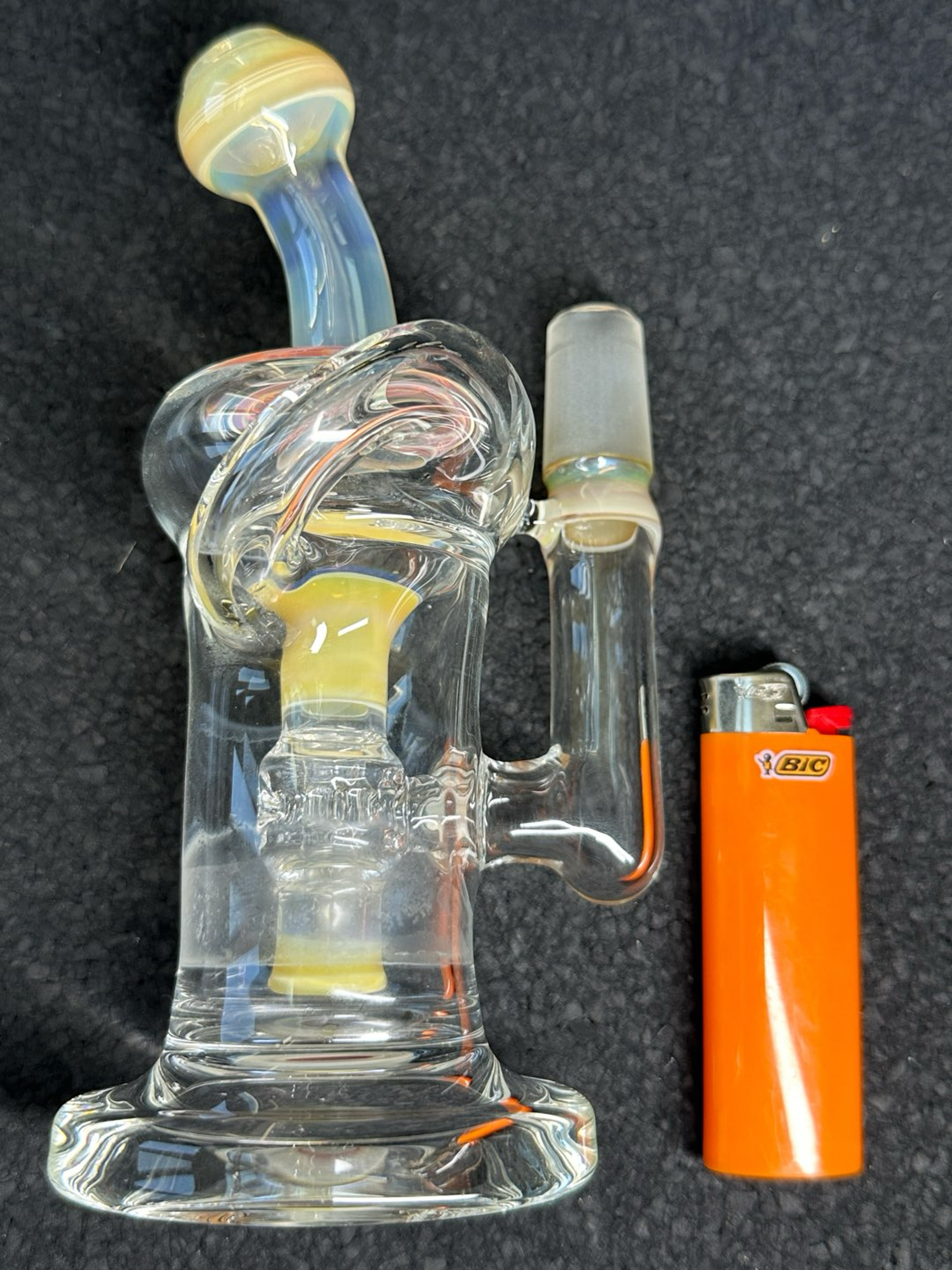 Preview pic of 14mm Badback Glass Recycler w Dome