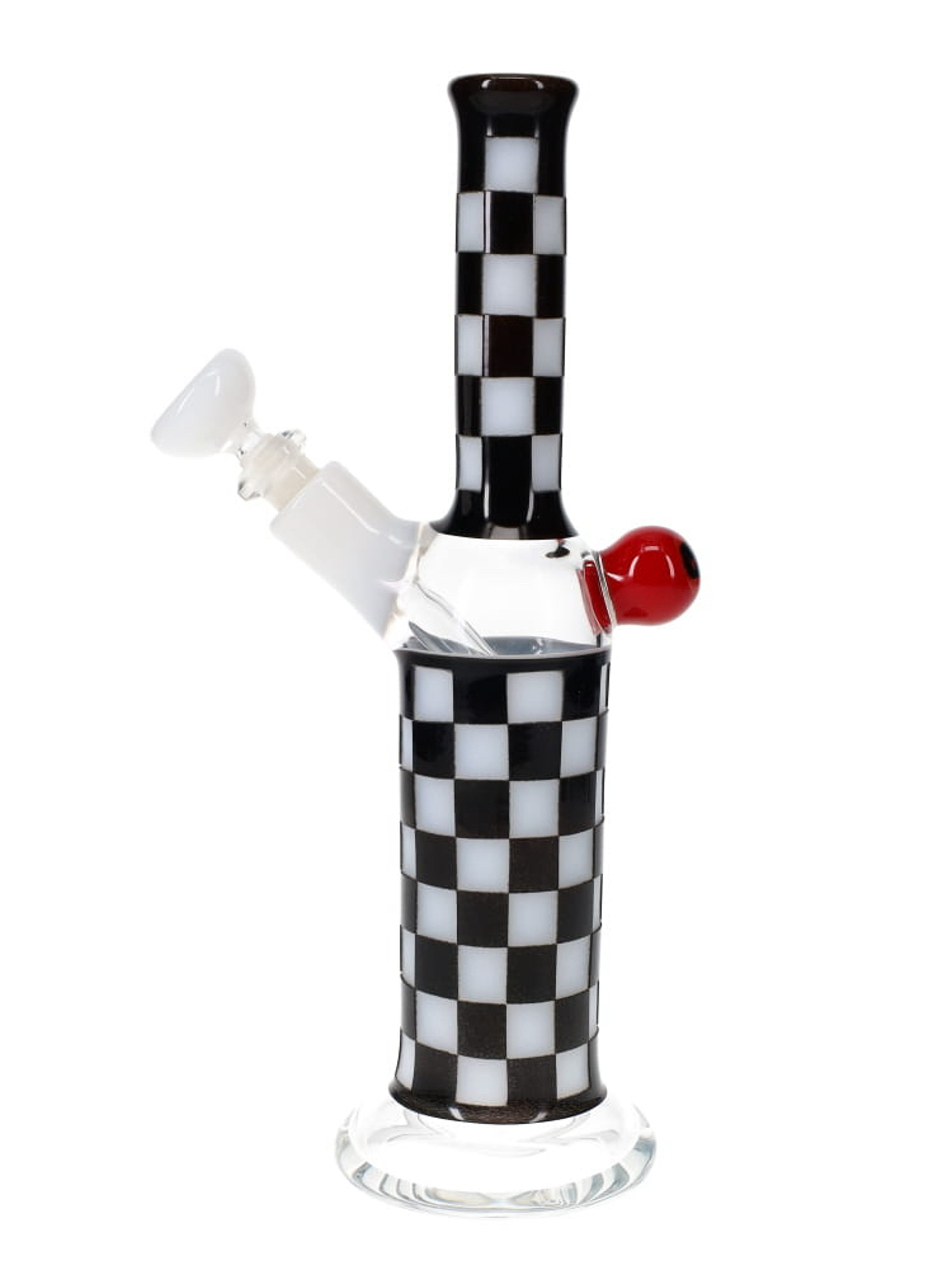 Preview pic of Niko Cray Black & White Sand Blasted Checkered Pattern Tube