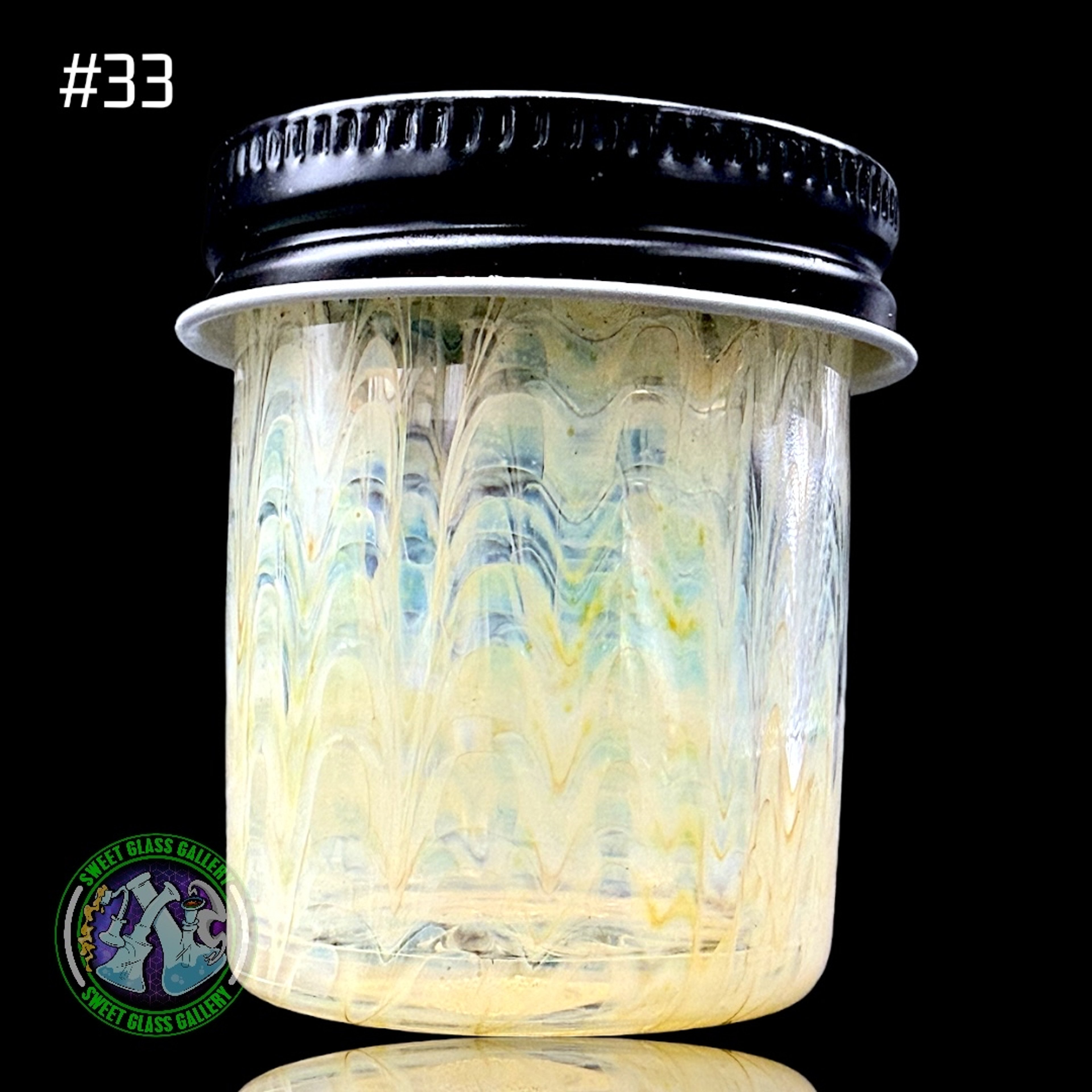 Preview pic of Ben’s Glass Art - Baller Jar #33 - Fume