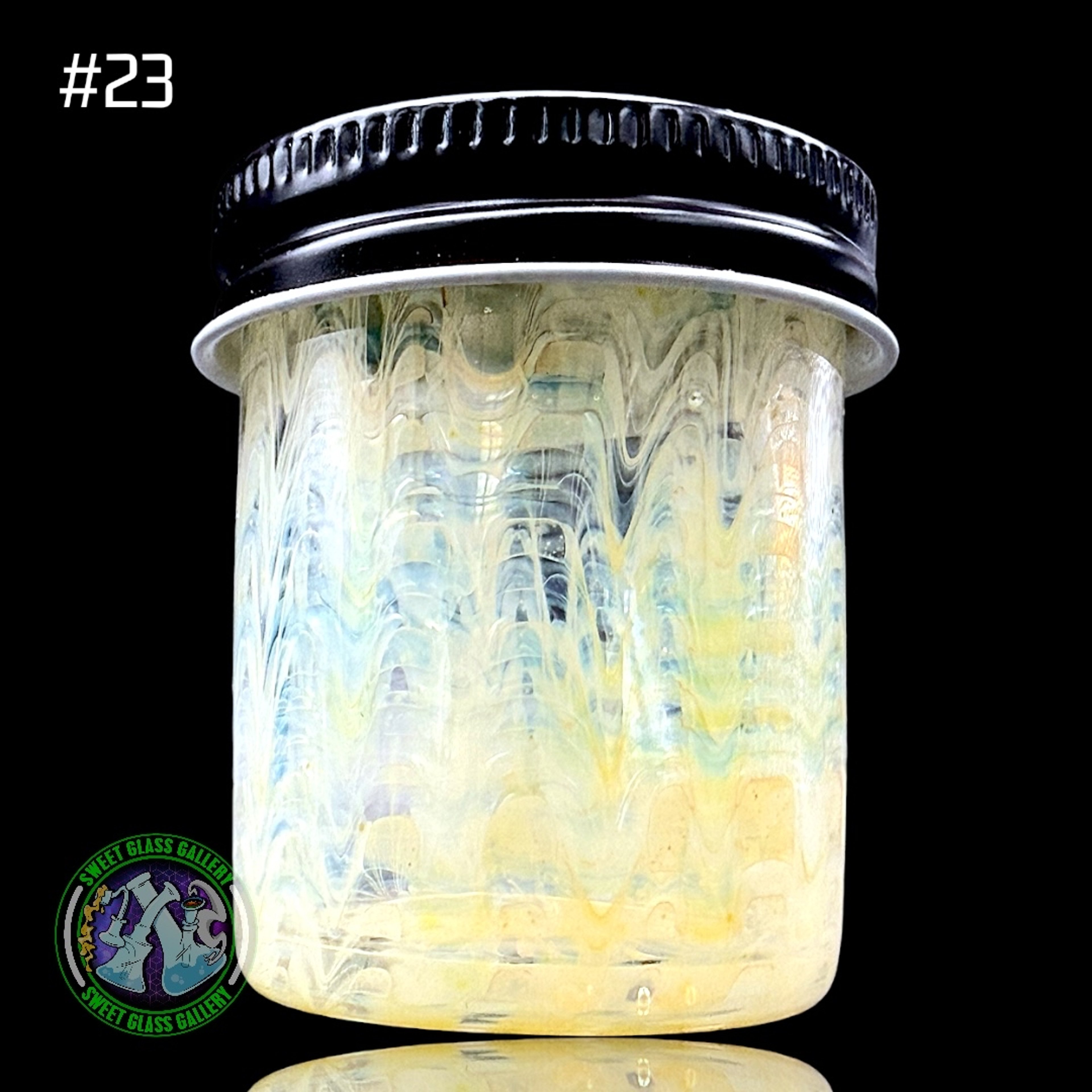 Preview pic of Ben’s Glass Art - Baller Jar #23 - Fume