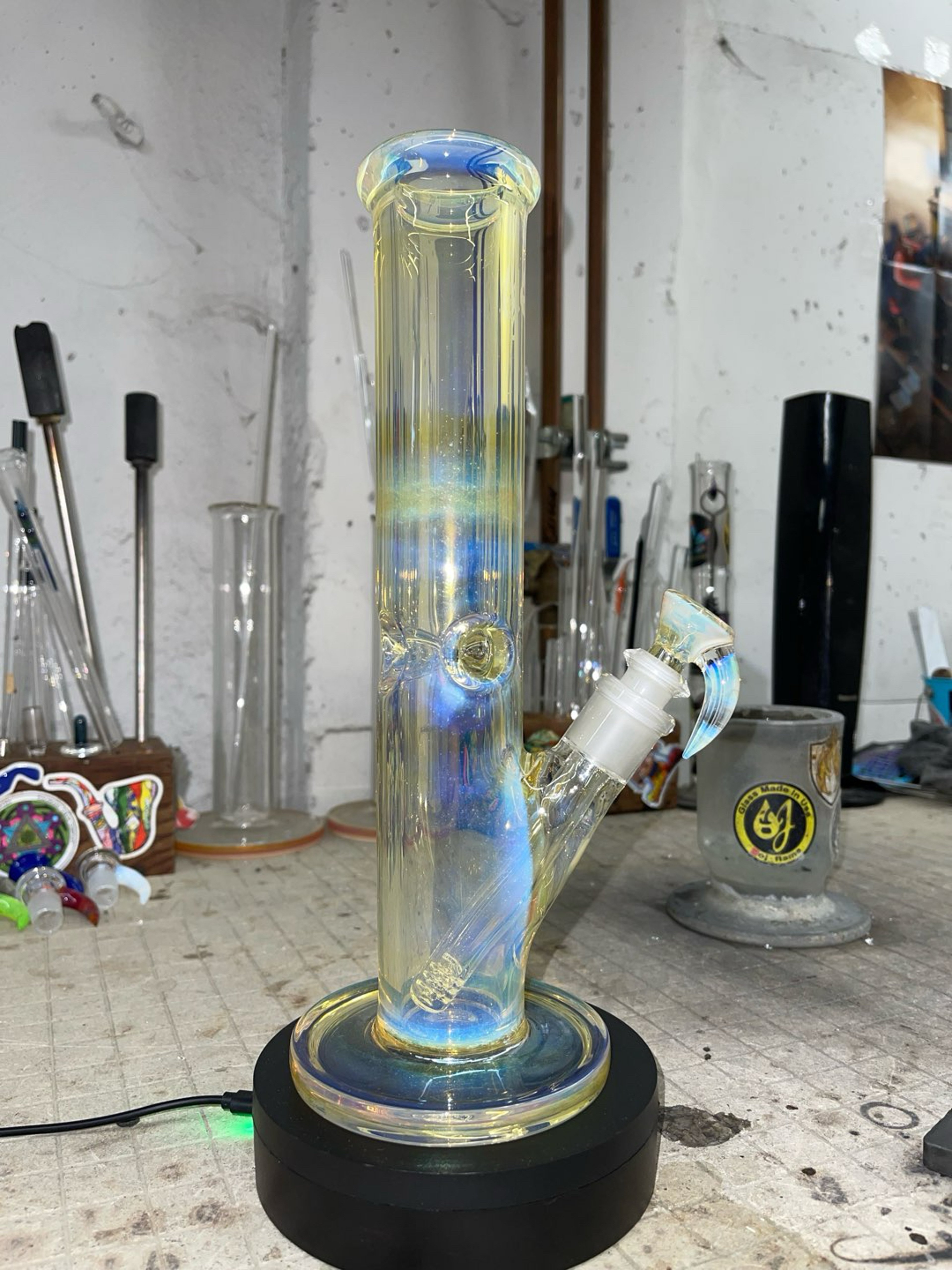 Preview pic of 50x7mm 12” tall silver fume accents
