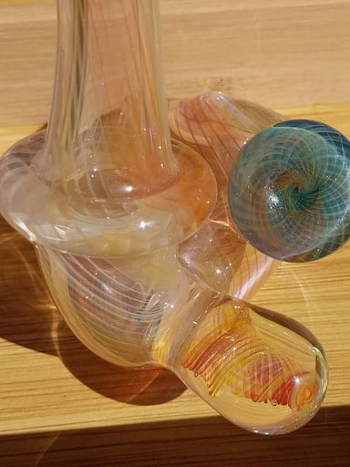Preview pic of Gold Fumed Sherlock w/ Retti Marble