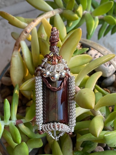 Preview pic of Heady Wire Wrapped Tigers Eyes