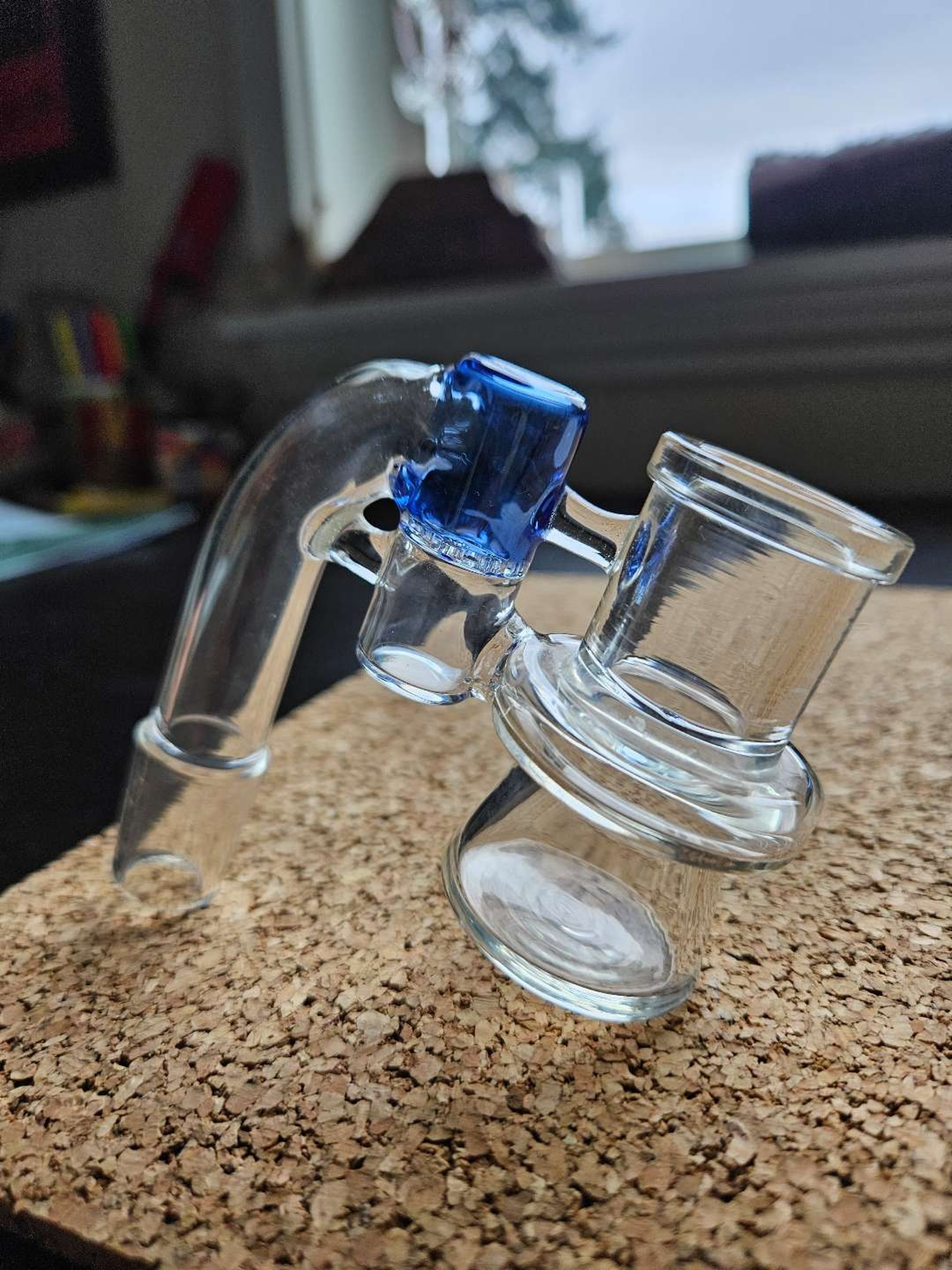 Preview pic of 18mm Dry Catcher DC with screen/filter Ash Catcher blue dream cheese