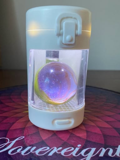 Preview pic of Crushed Opal Galaxy/Vortex Marble by Nimbus