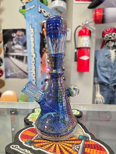 Preview pic of Sand Spirit Glass - Dot Bubbletrap Beaker