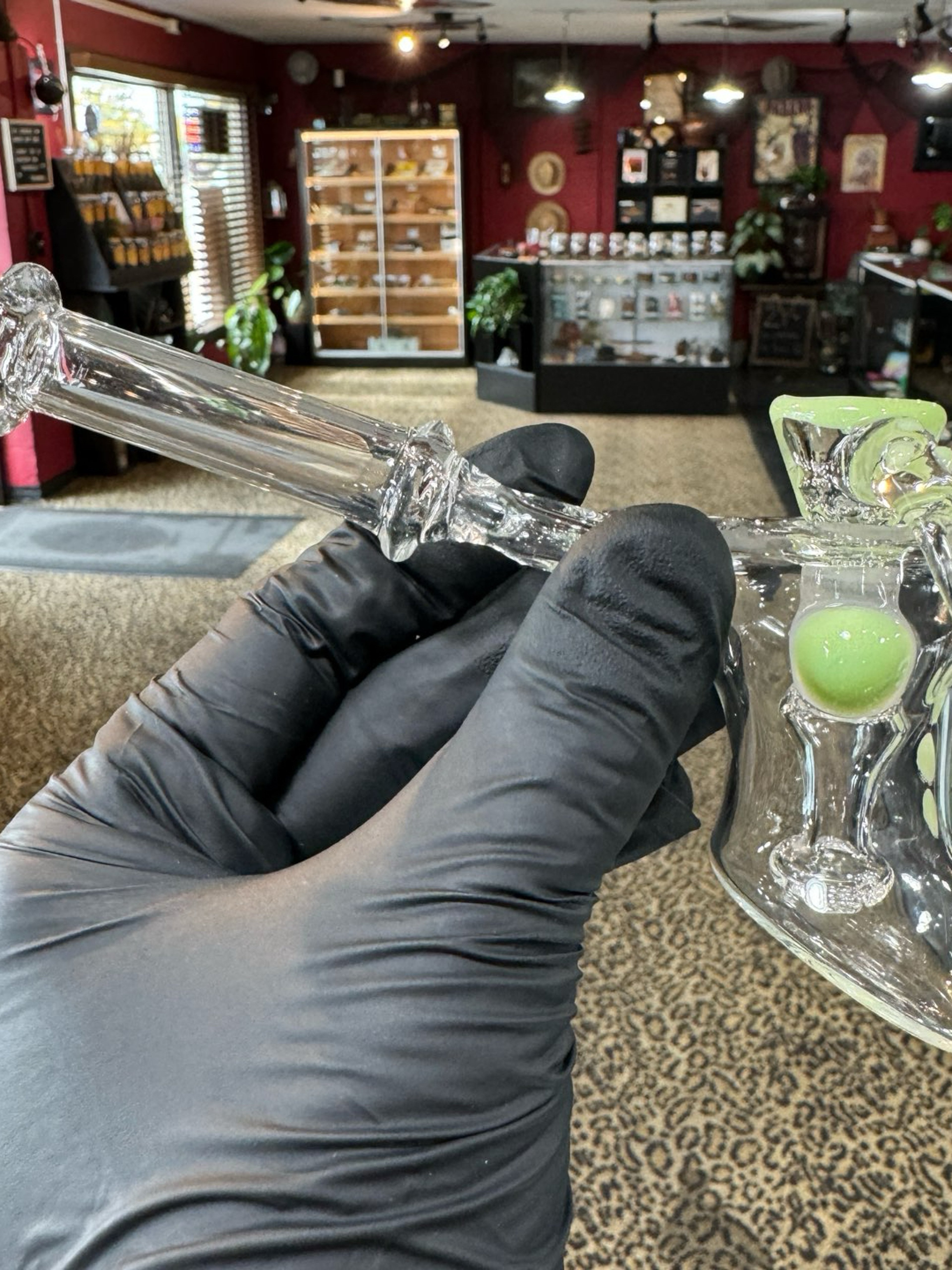 Preview pic of 10mm Dewar Bubbler w/ 4 Hole Slide