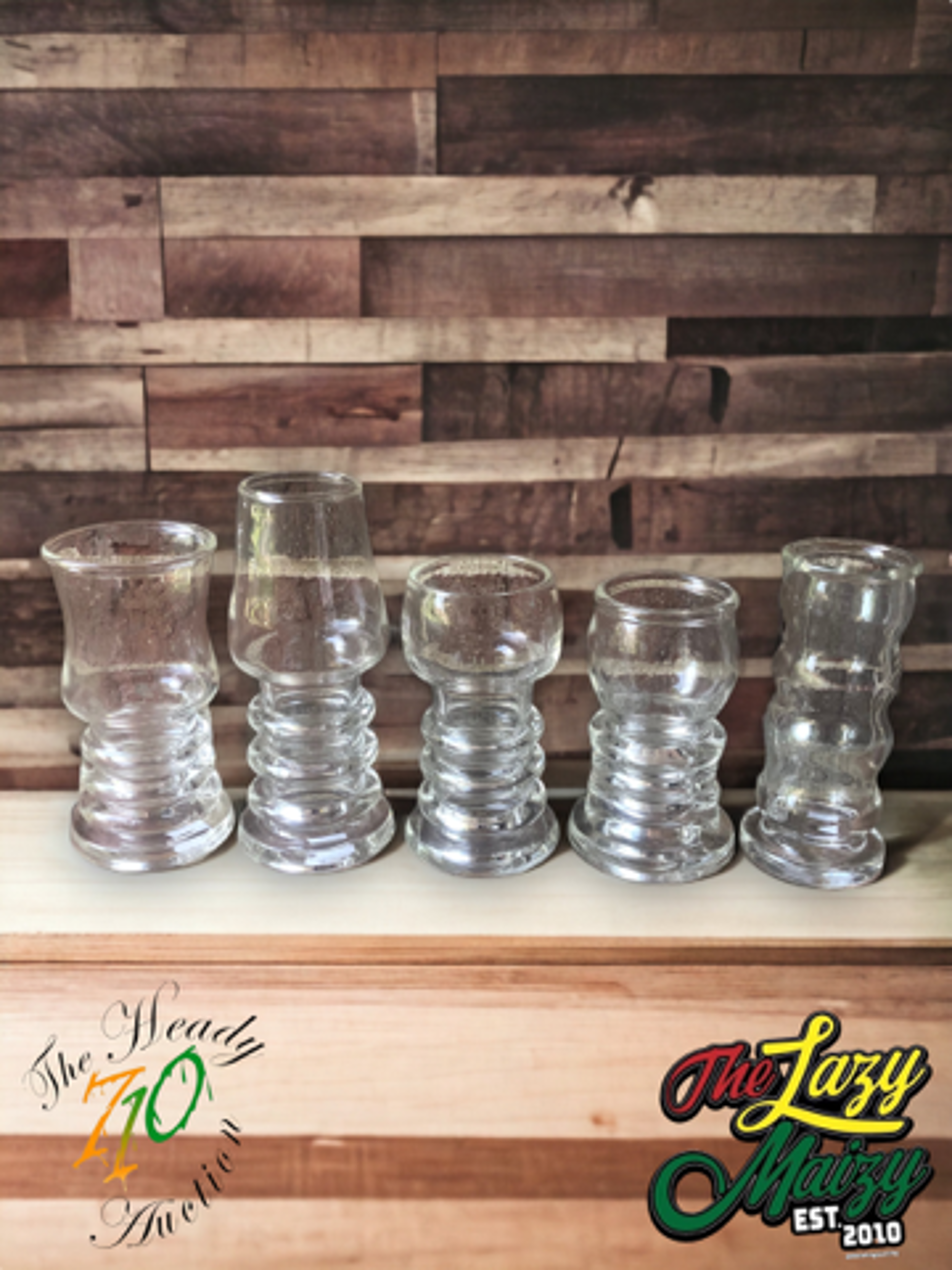 Preview pic of Assorted glass drinkware