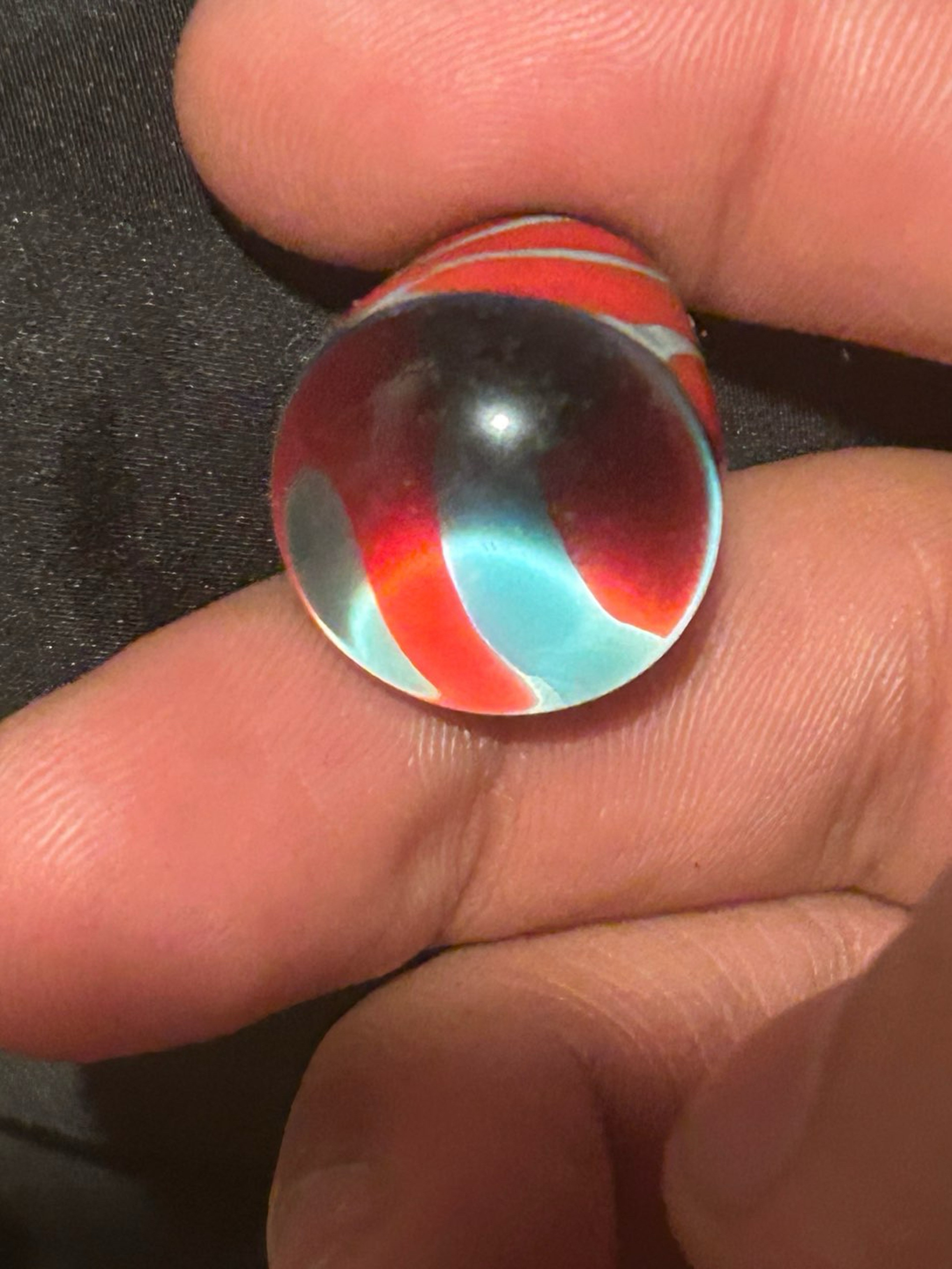 Preview pic of prototype magnifying slurper marble