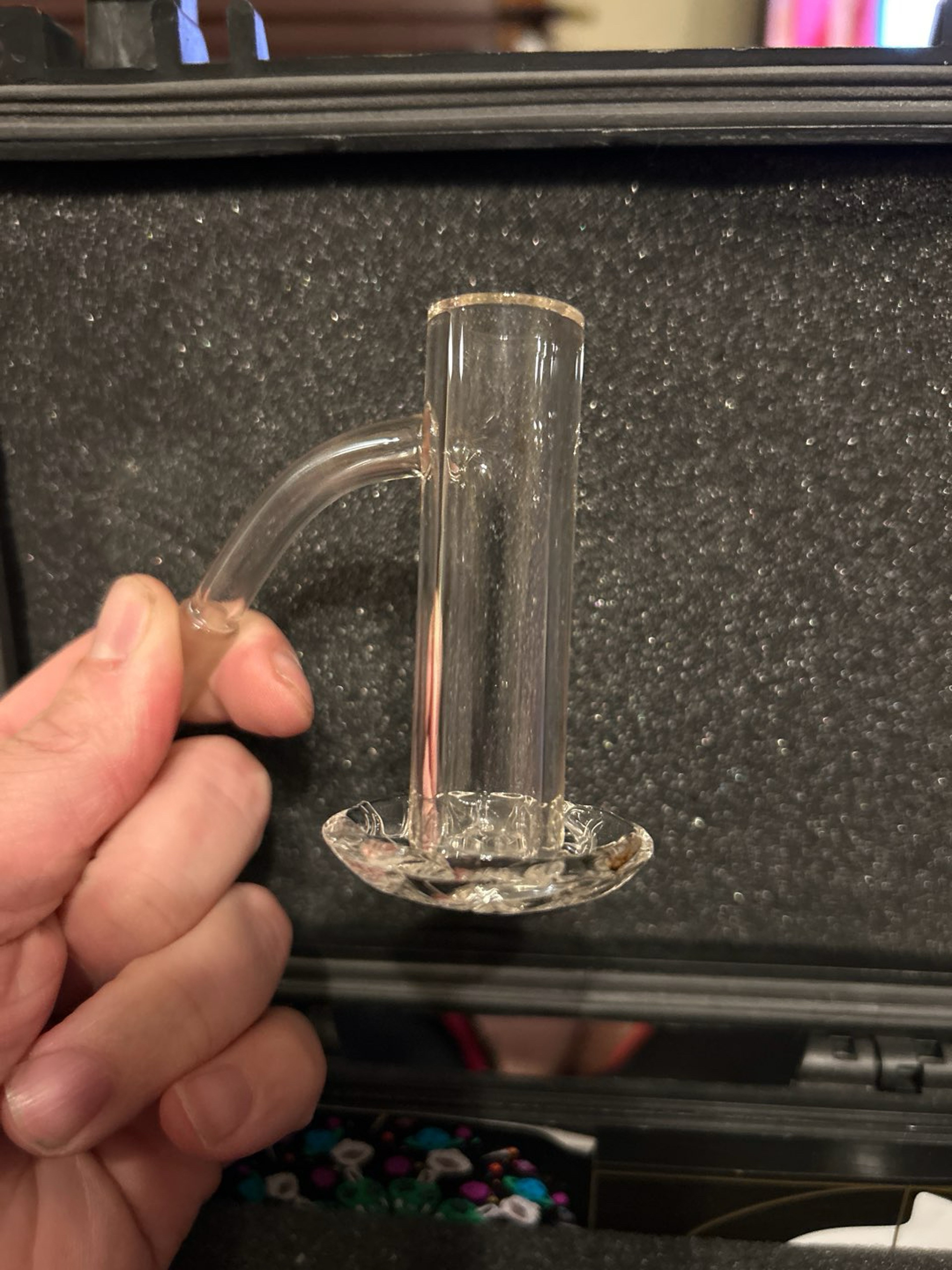 Preview pic of 10/45 black market glass blender with highly educated pillar